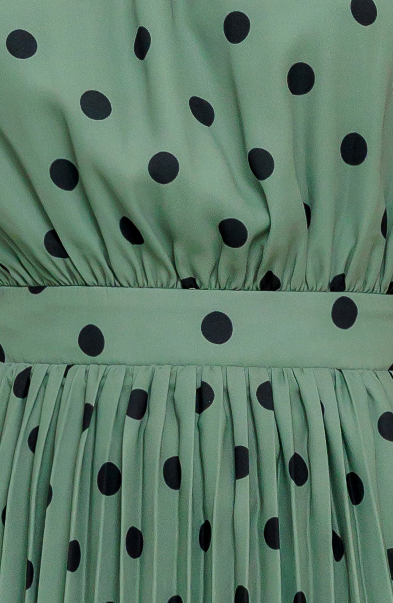 Polka Dot Halter Maxi Dress - image 2