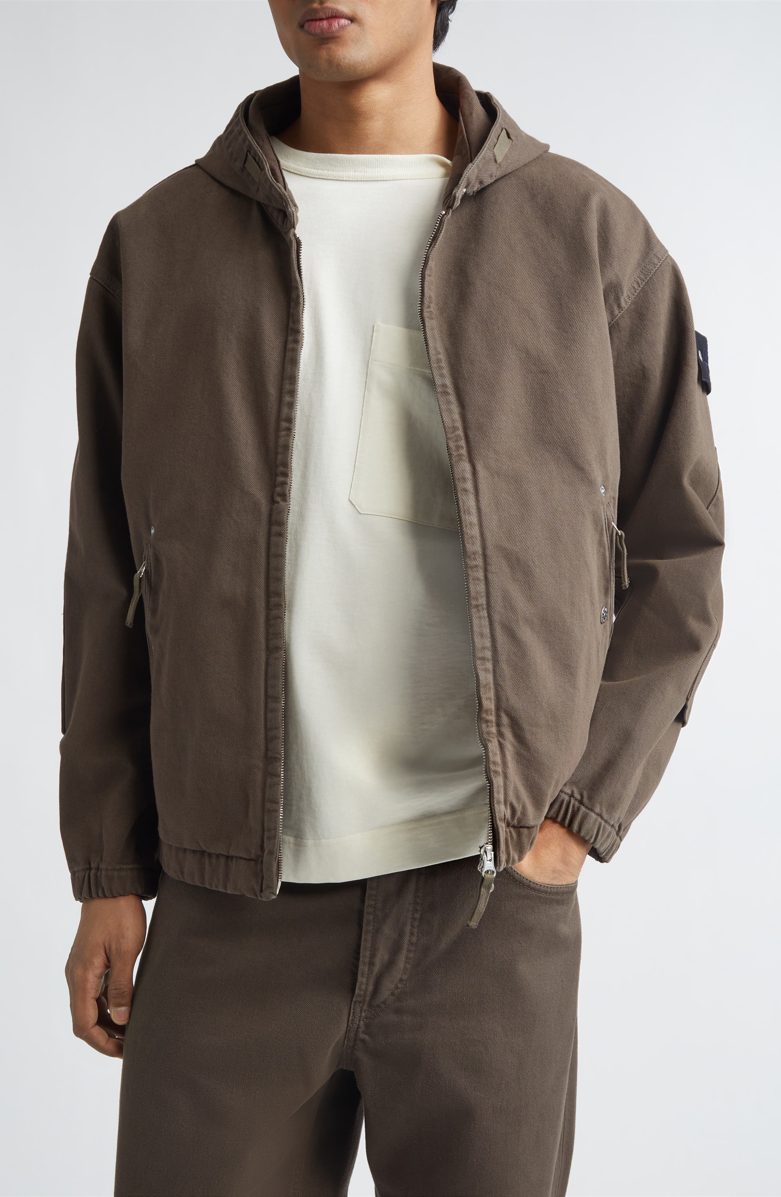 Short Cotton Twill Parka - image 1