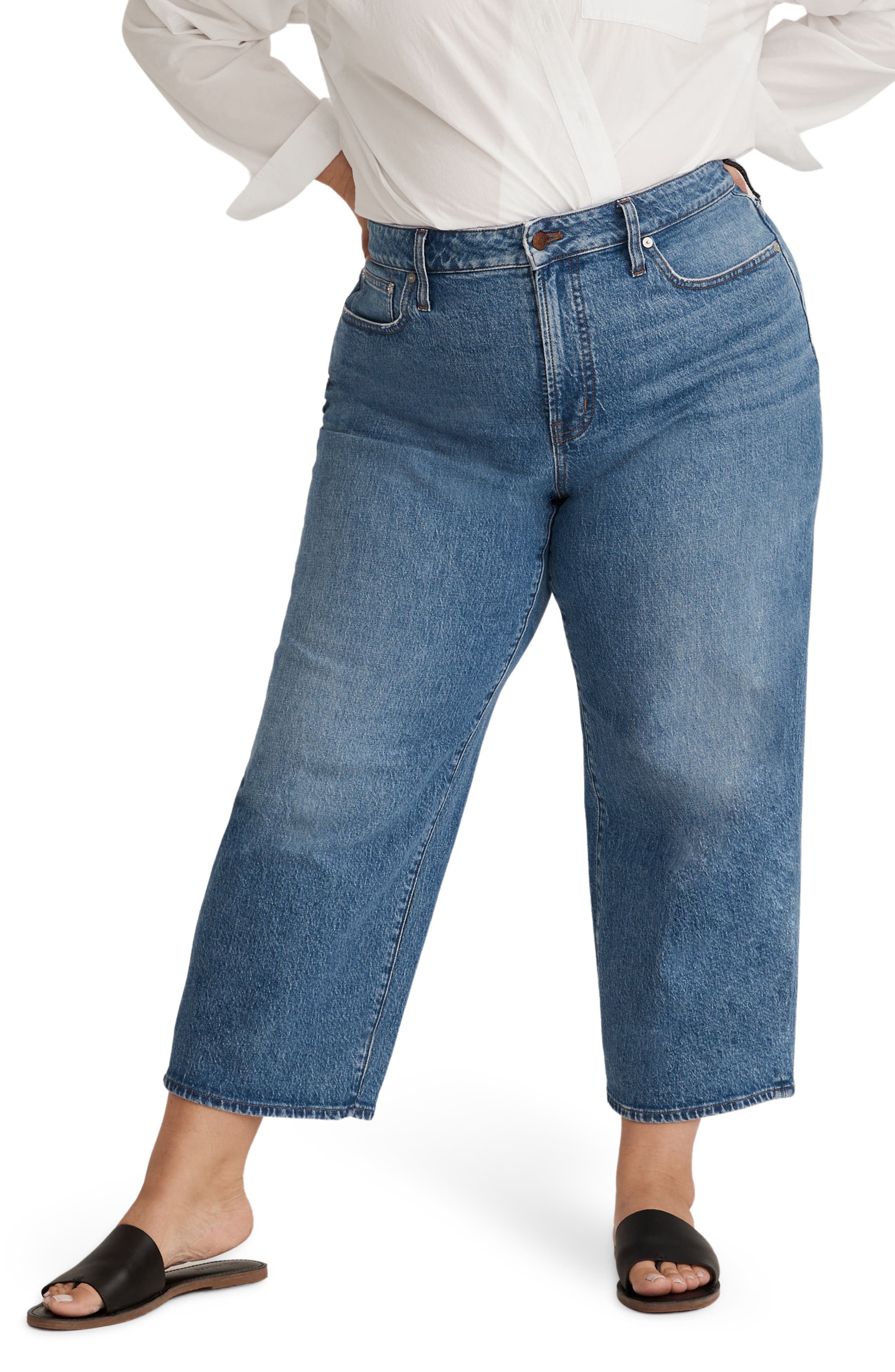 Perfect Vintage Crop Wide Leg Jeans - image 1