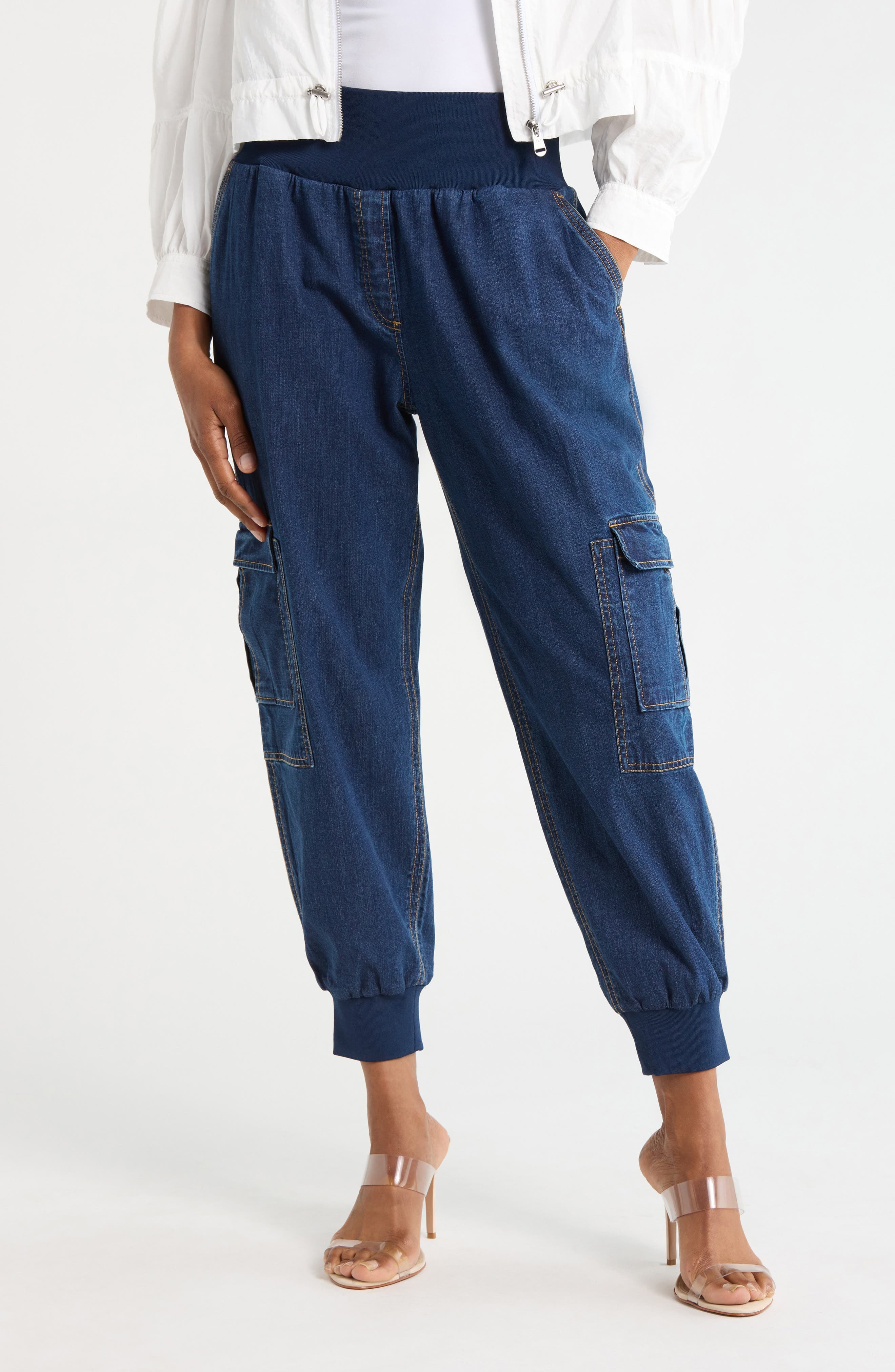 Giles Denim Ankle Pants - image 1