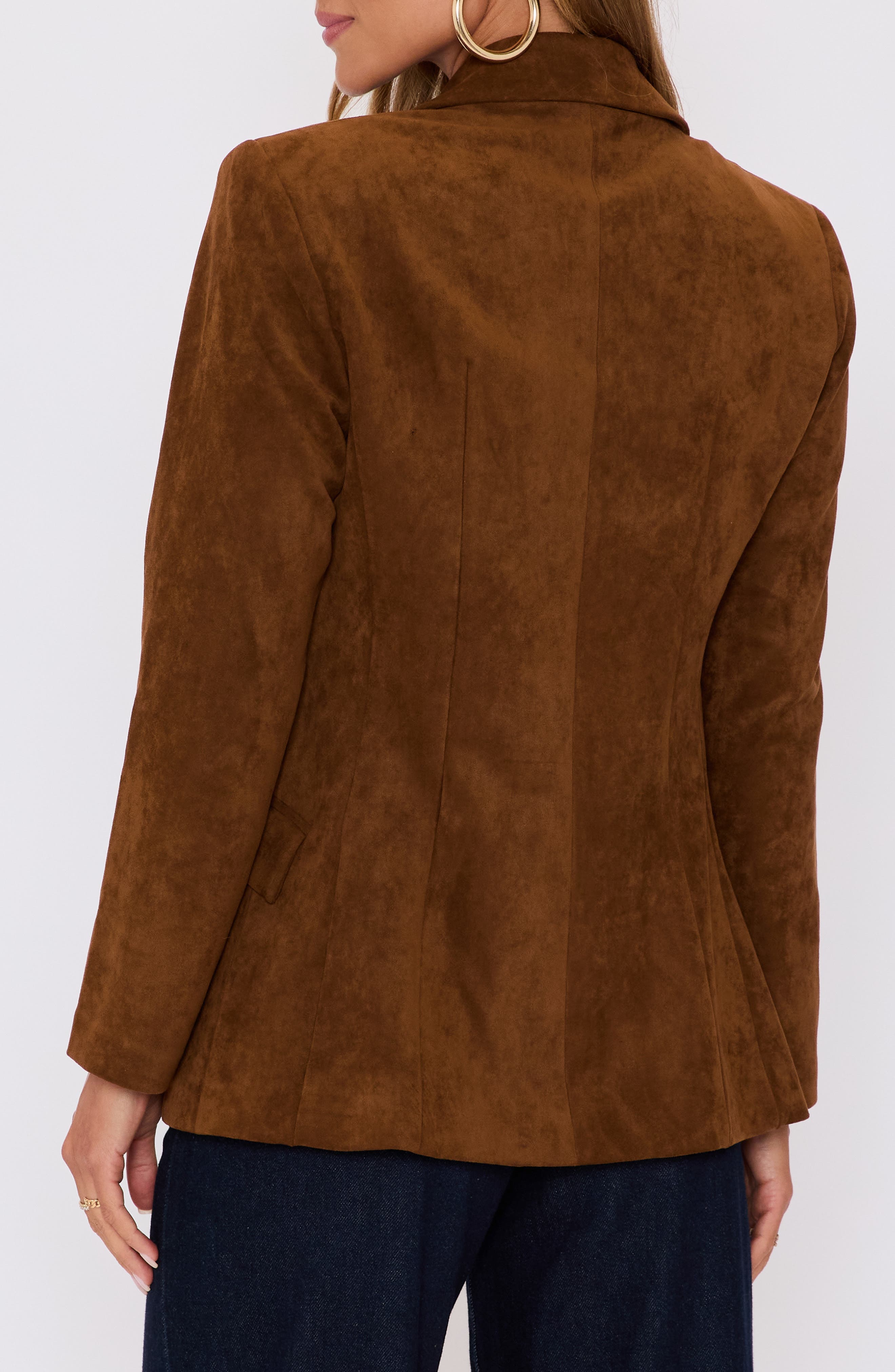 Maeve Faux Suede Blazer - image 2