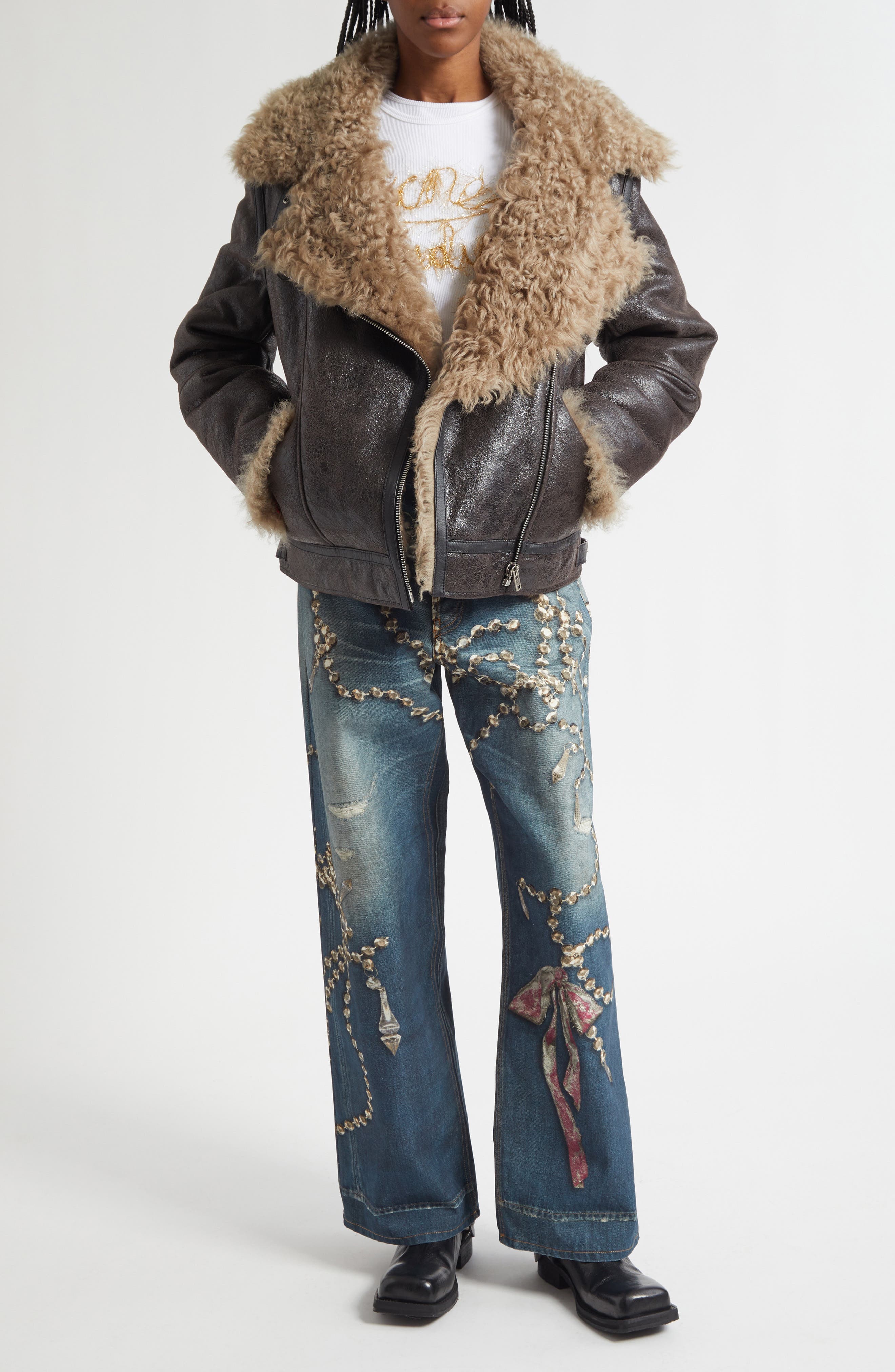Gender Inclusive 1981 Loose Fit Trompe l'Oeil Jeans - image 2