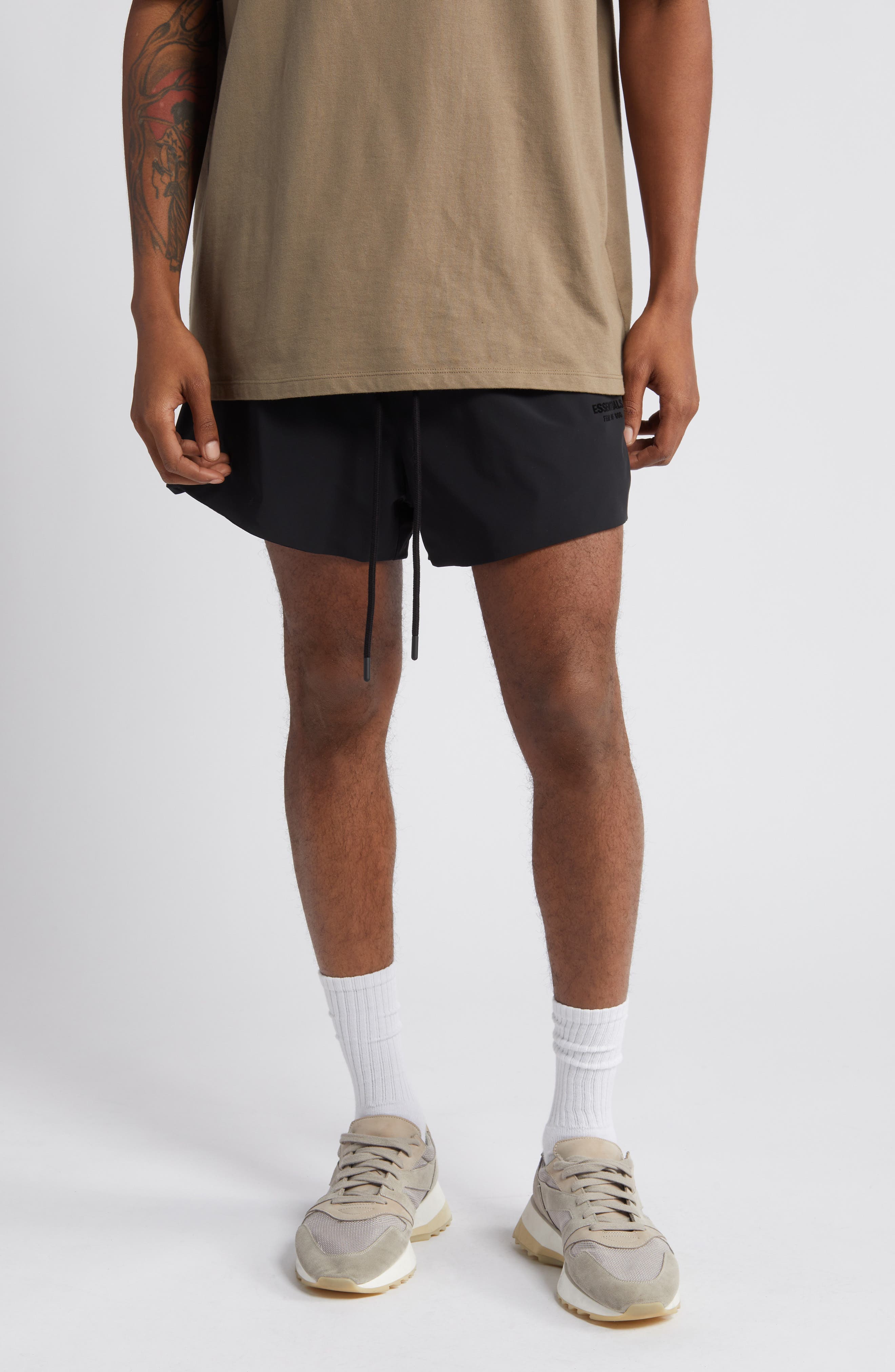 Stretch Nylon Running Shorts - image 1