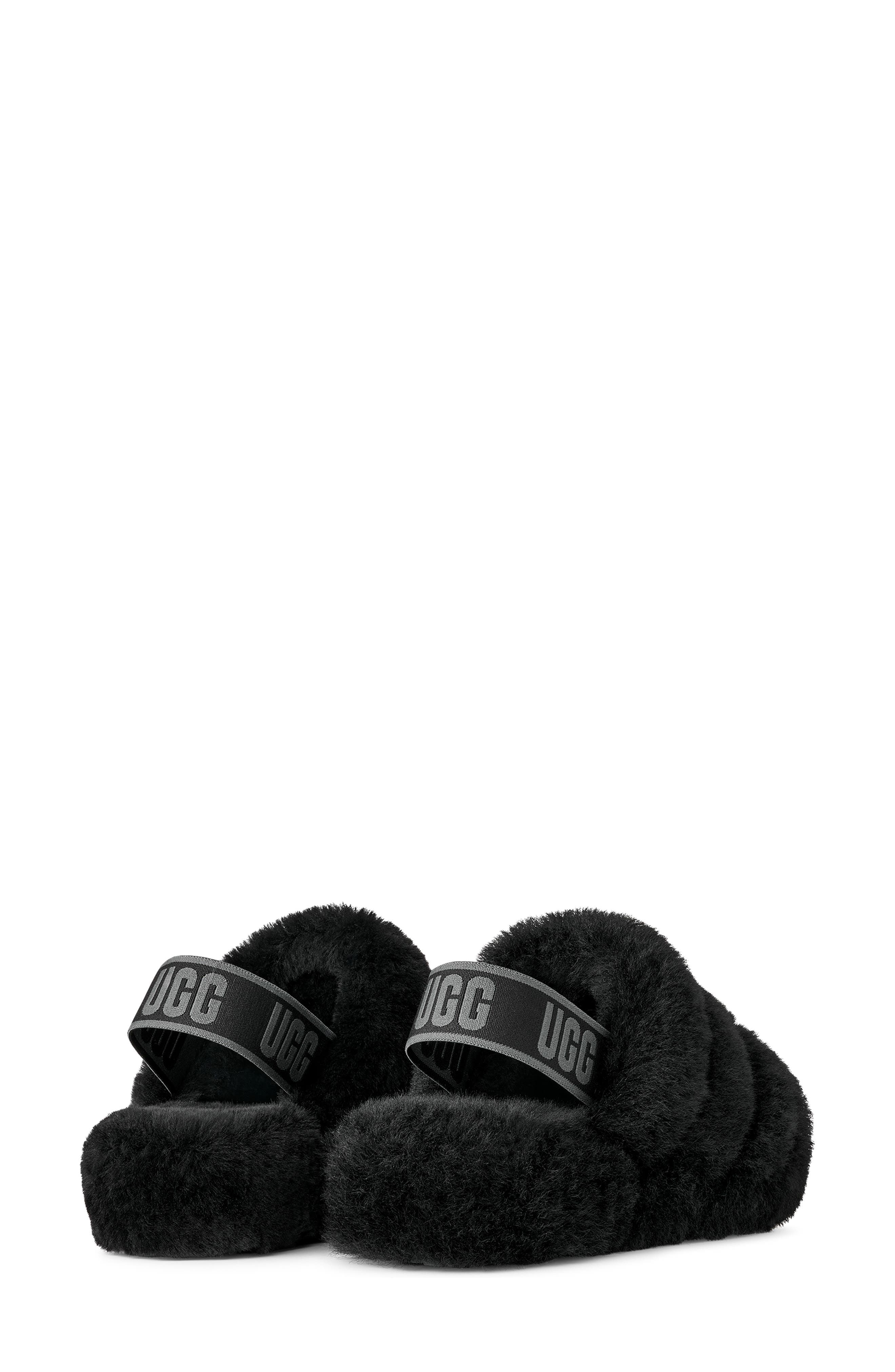 Fluff Yeah Faux Fur Slingback Sandal - image 2
