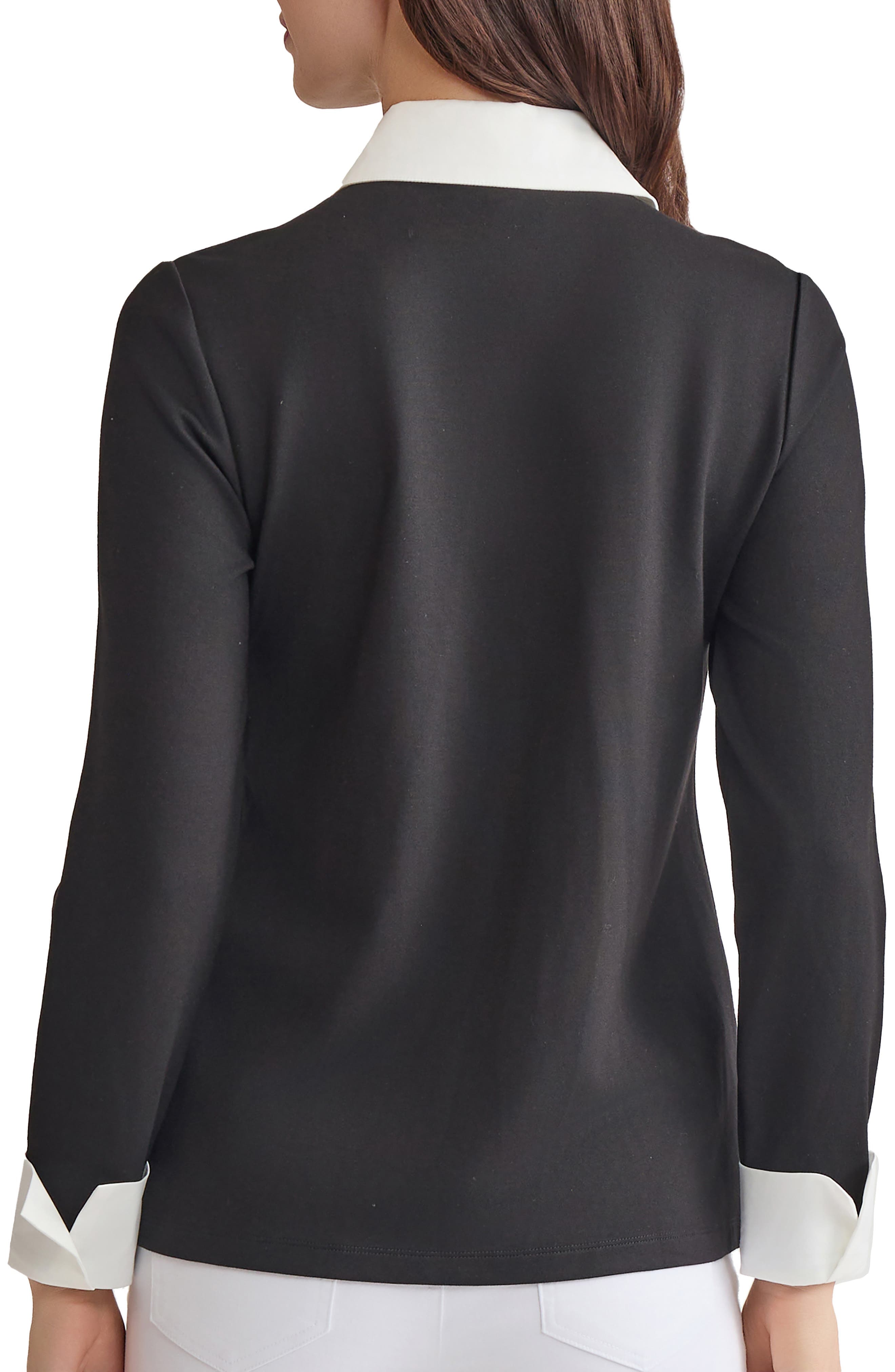 Layered Look Long Sleeve Top - image 2