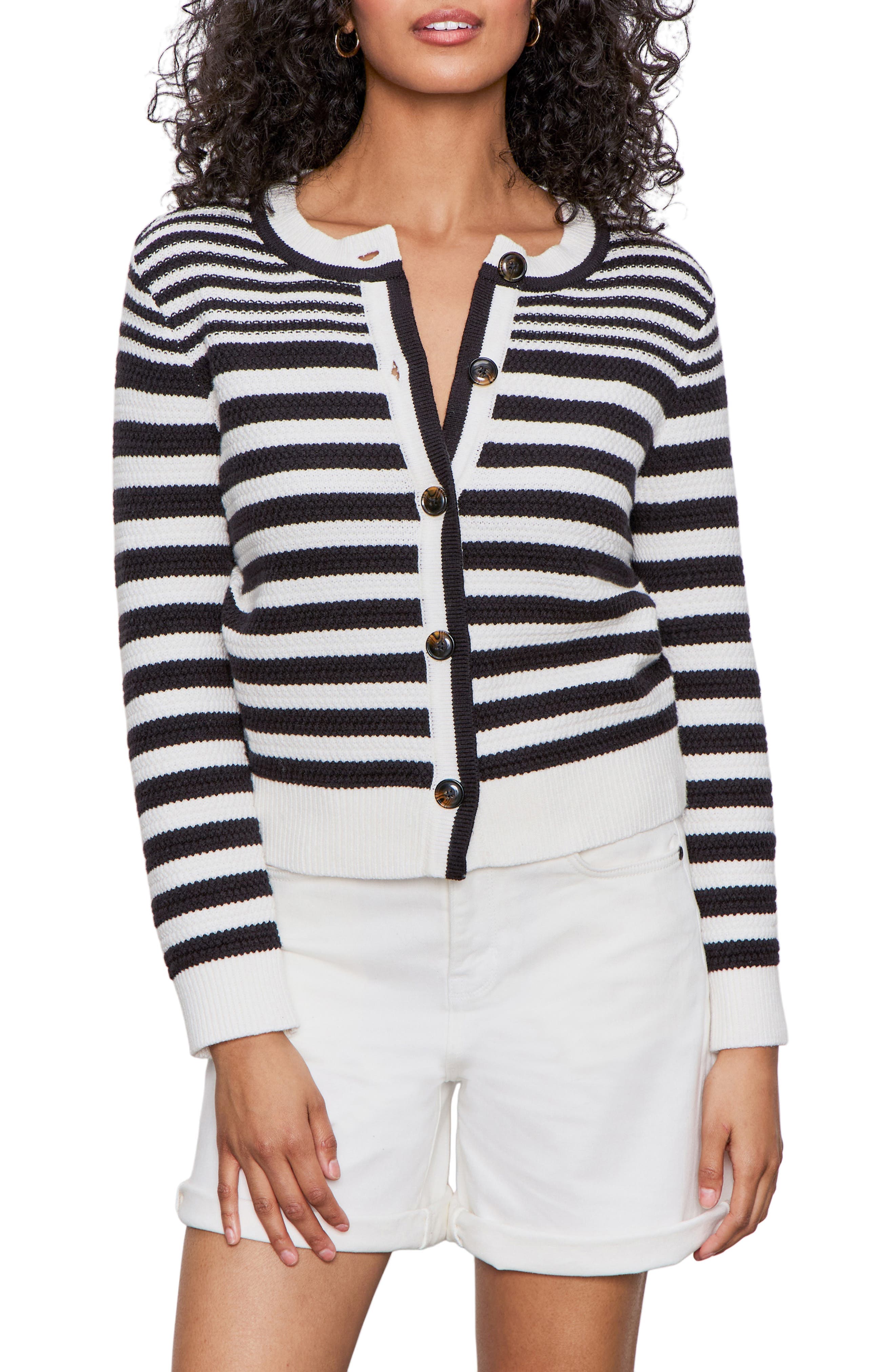 City Summer Stripe Cotton Cardigan - image 1