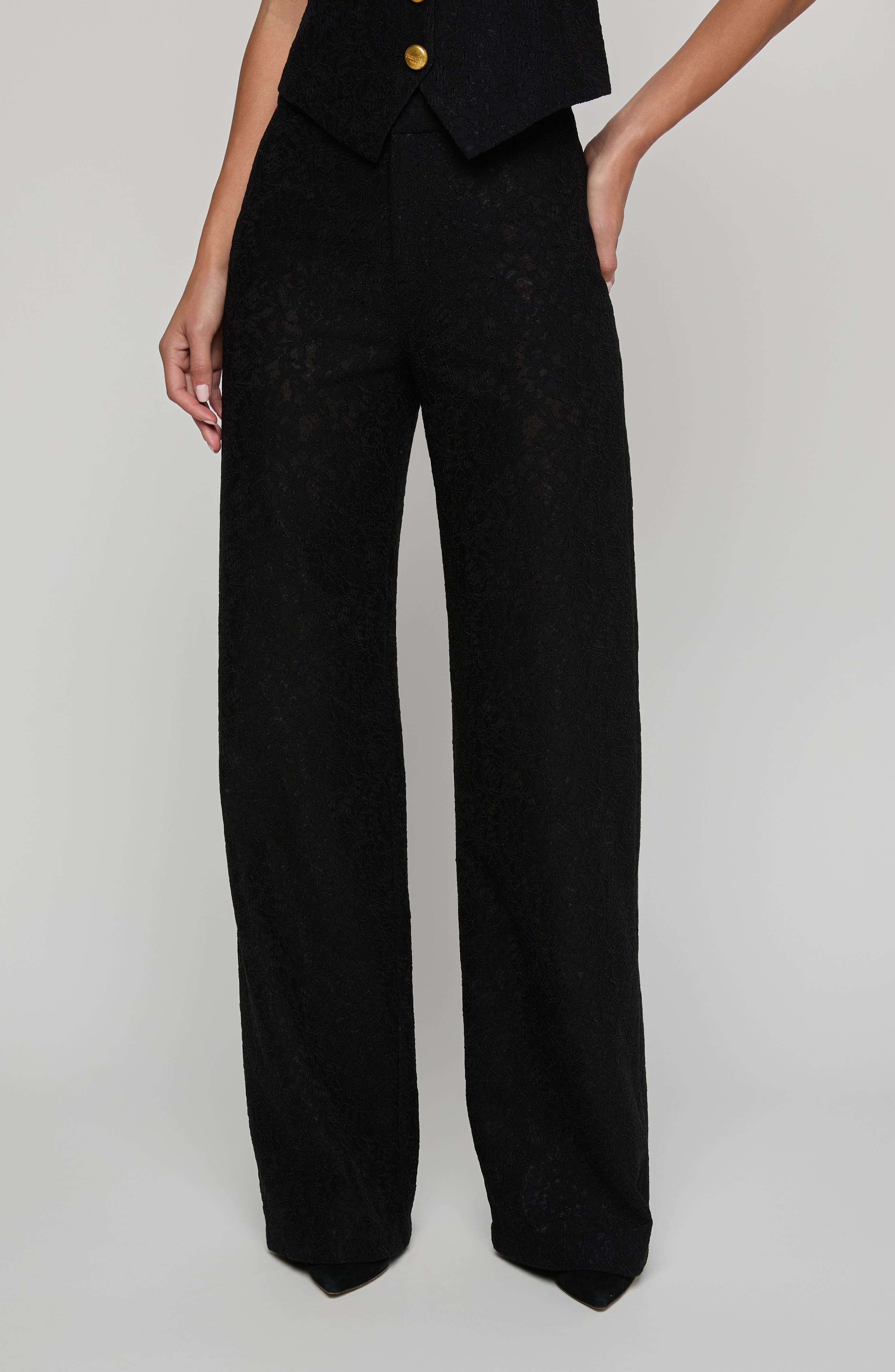 Livvy Lace Straight Leg Pants - image 1