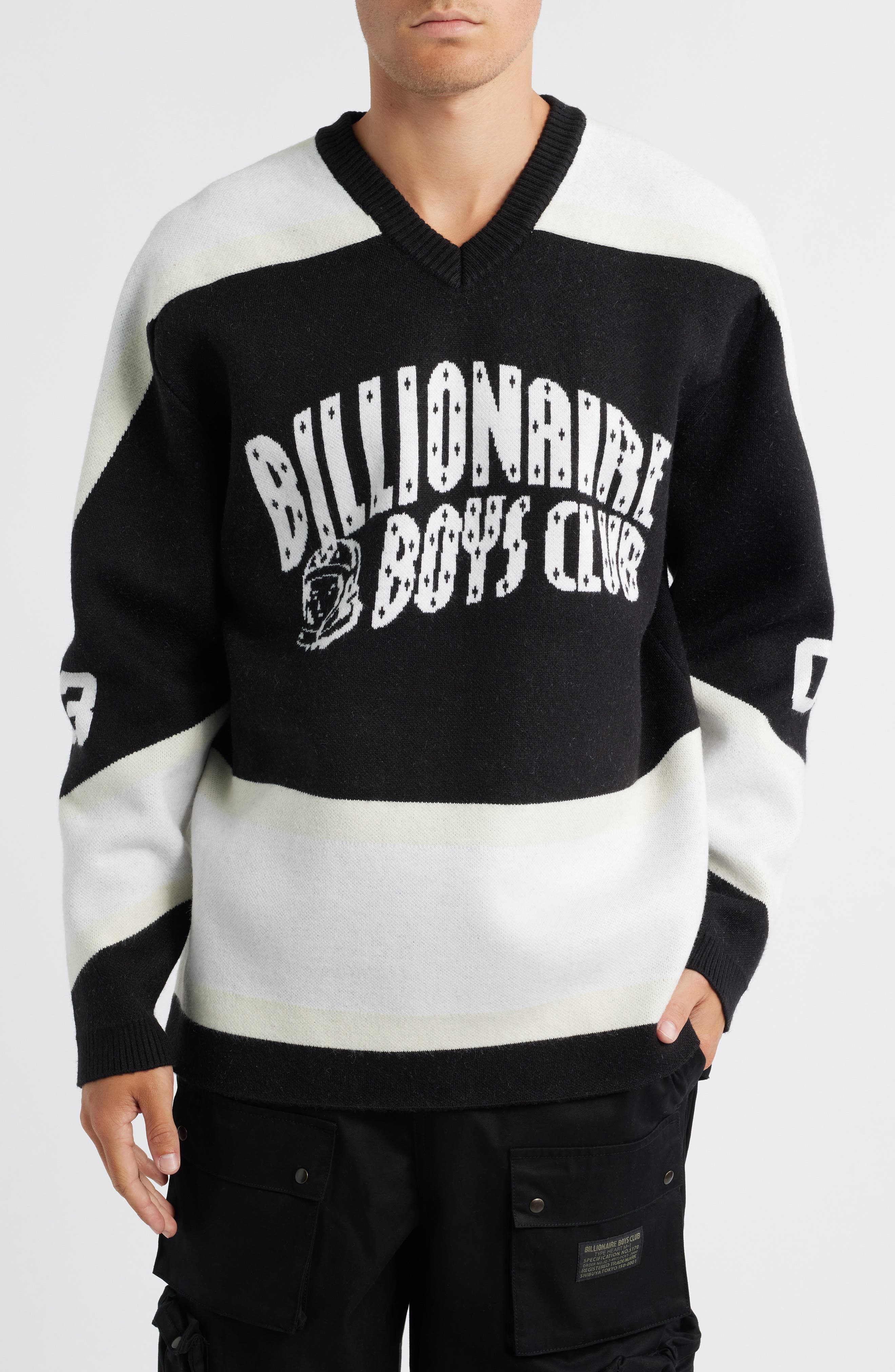 BB Puck V-Neck Jersey Sweater - image 1