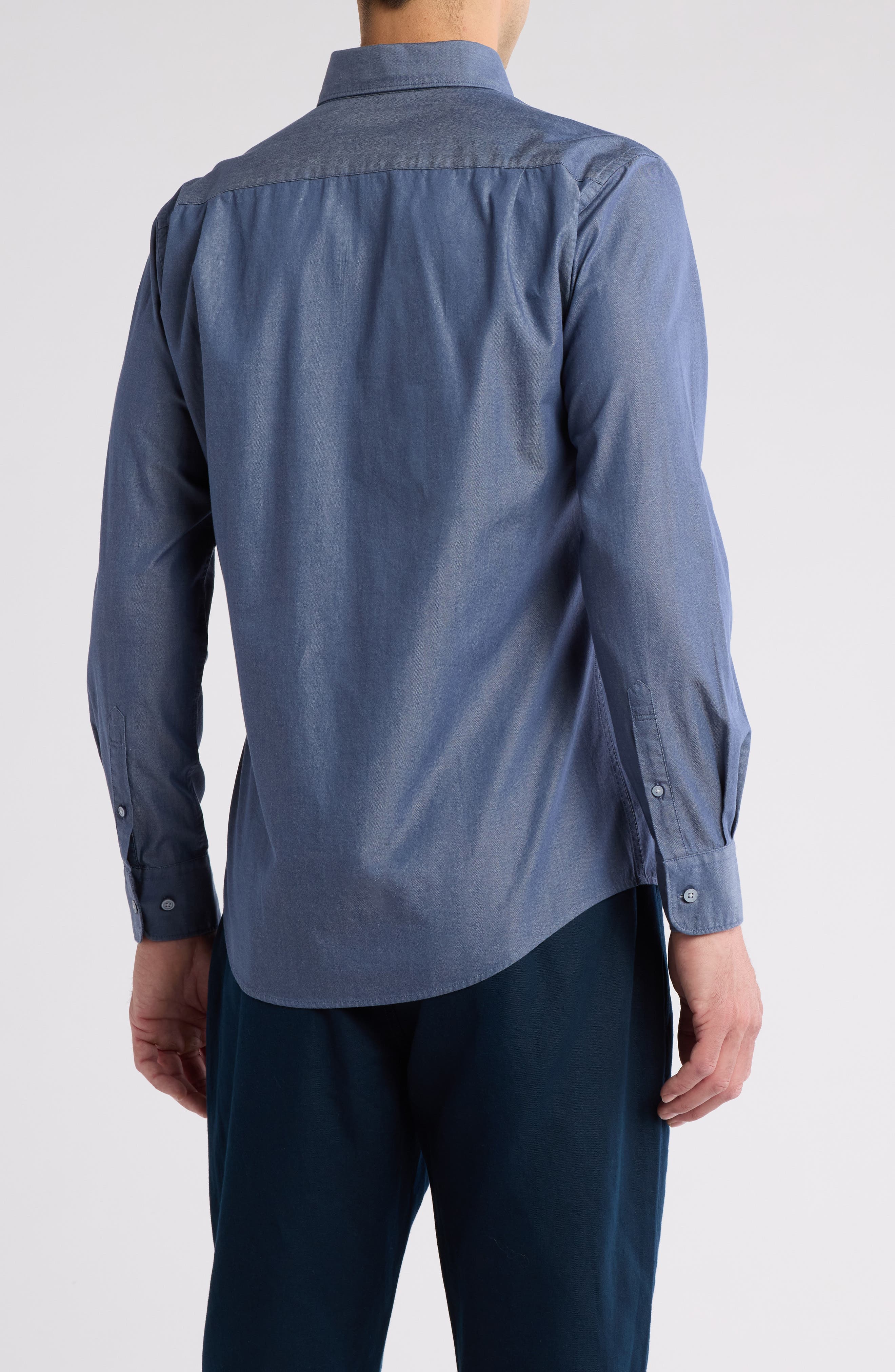 Sunrise Beach Sports Fit Cotton Button-Up Shirt - image 4