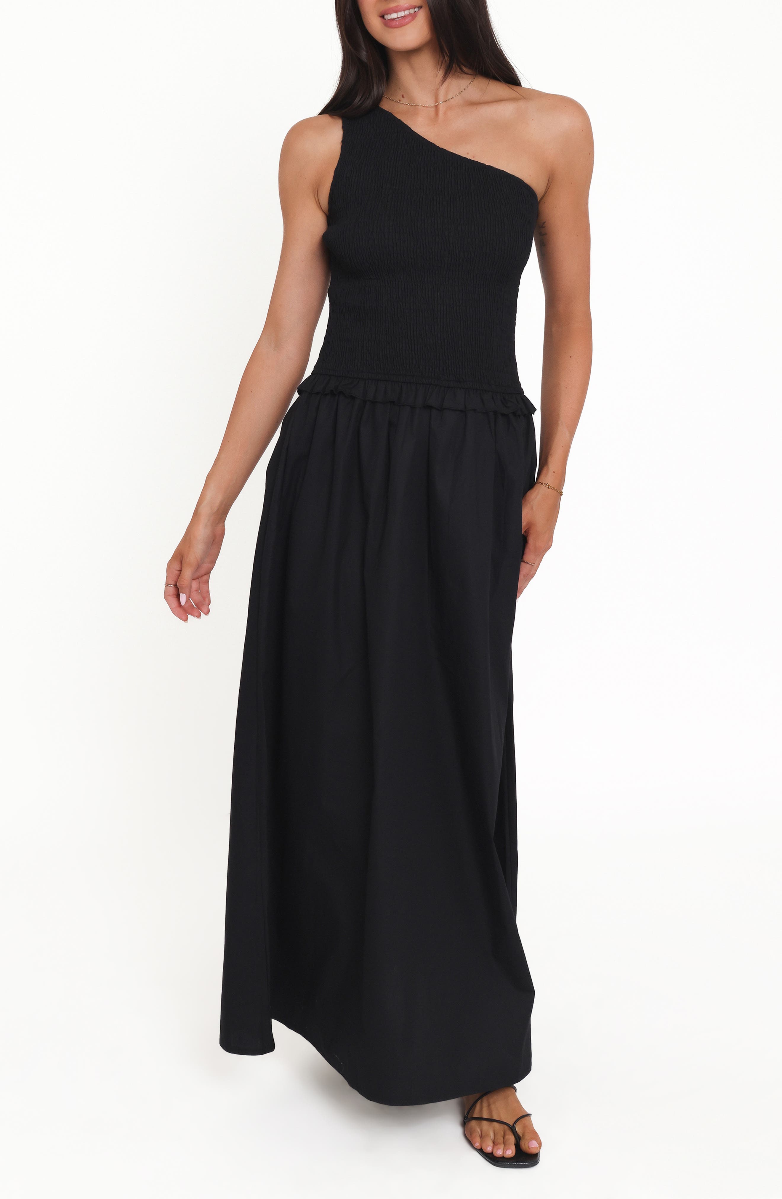 Myla One-Shoulder Maxi Dress - image 1