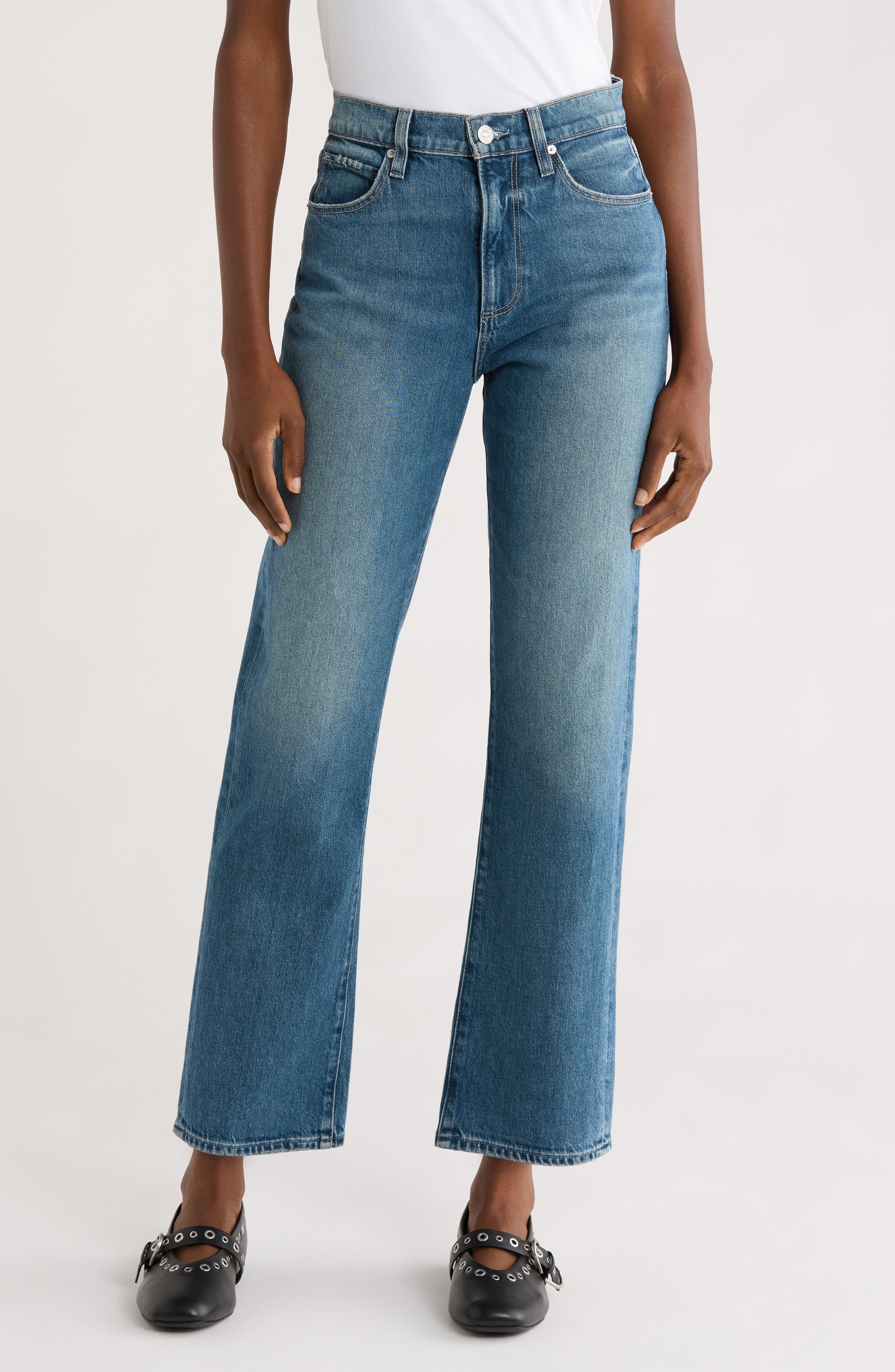 Sawyer High Waist Straight Leg Jeans - image 1