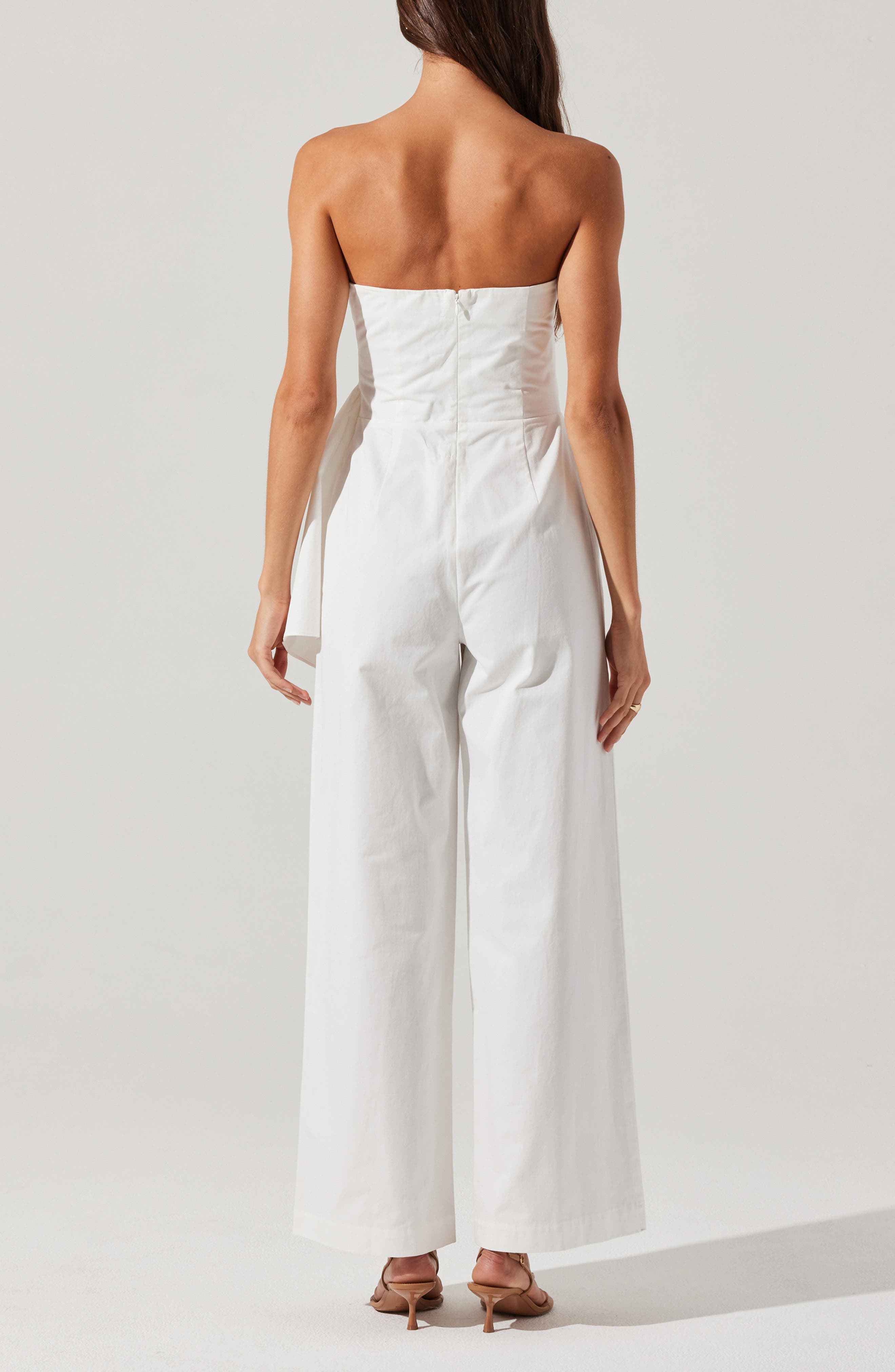 Maciel Strapless Cotton Jumpsuit - image 2