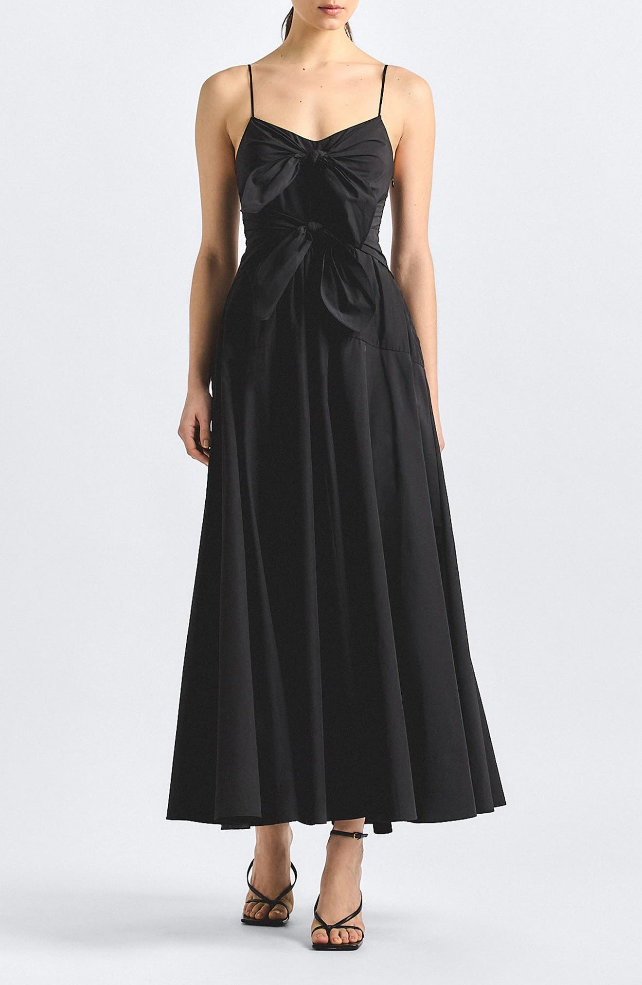 Unity Tie Front Poplin Dress - image 1