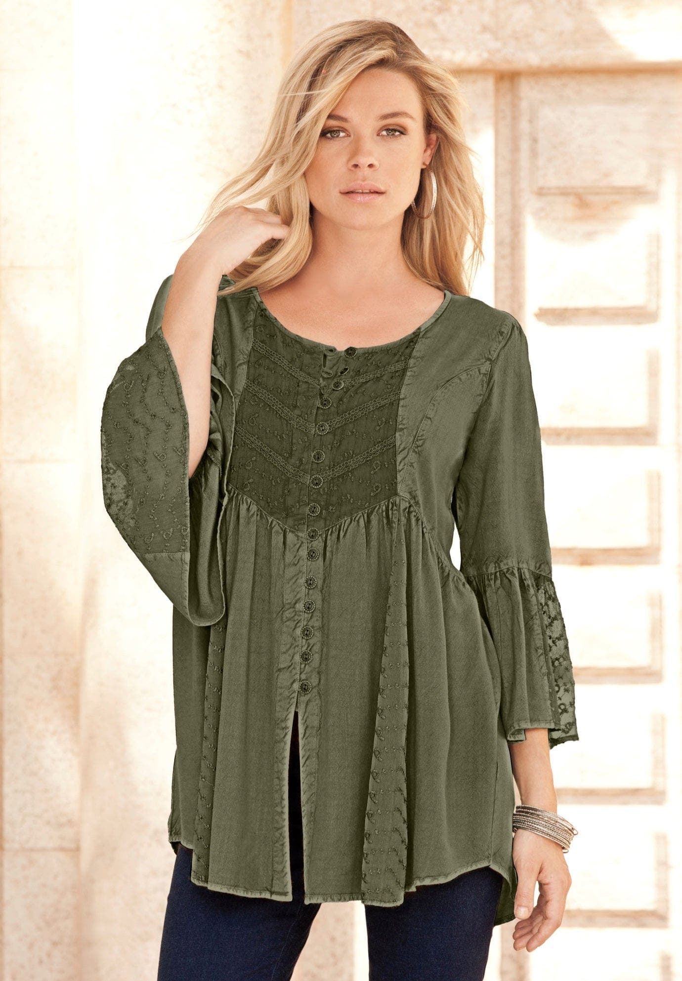 Taylor Acid Wash Big Shirt - image 4