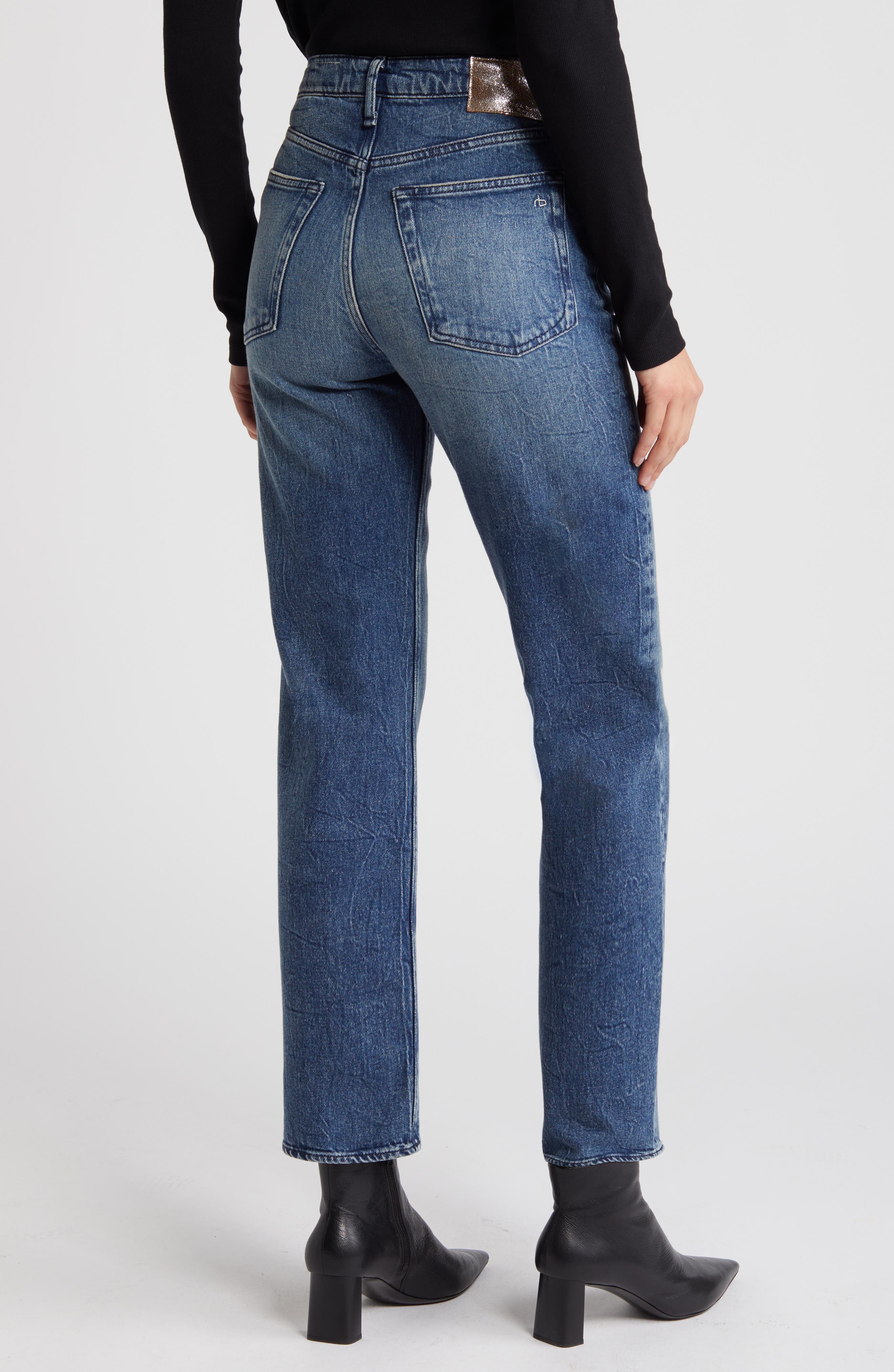 Harlow Ankle Straight Leg Jeans - image 2