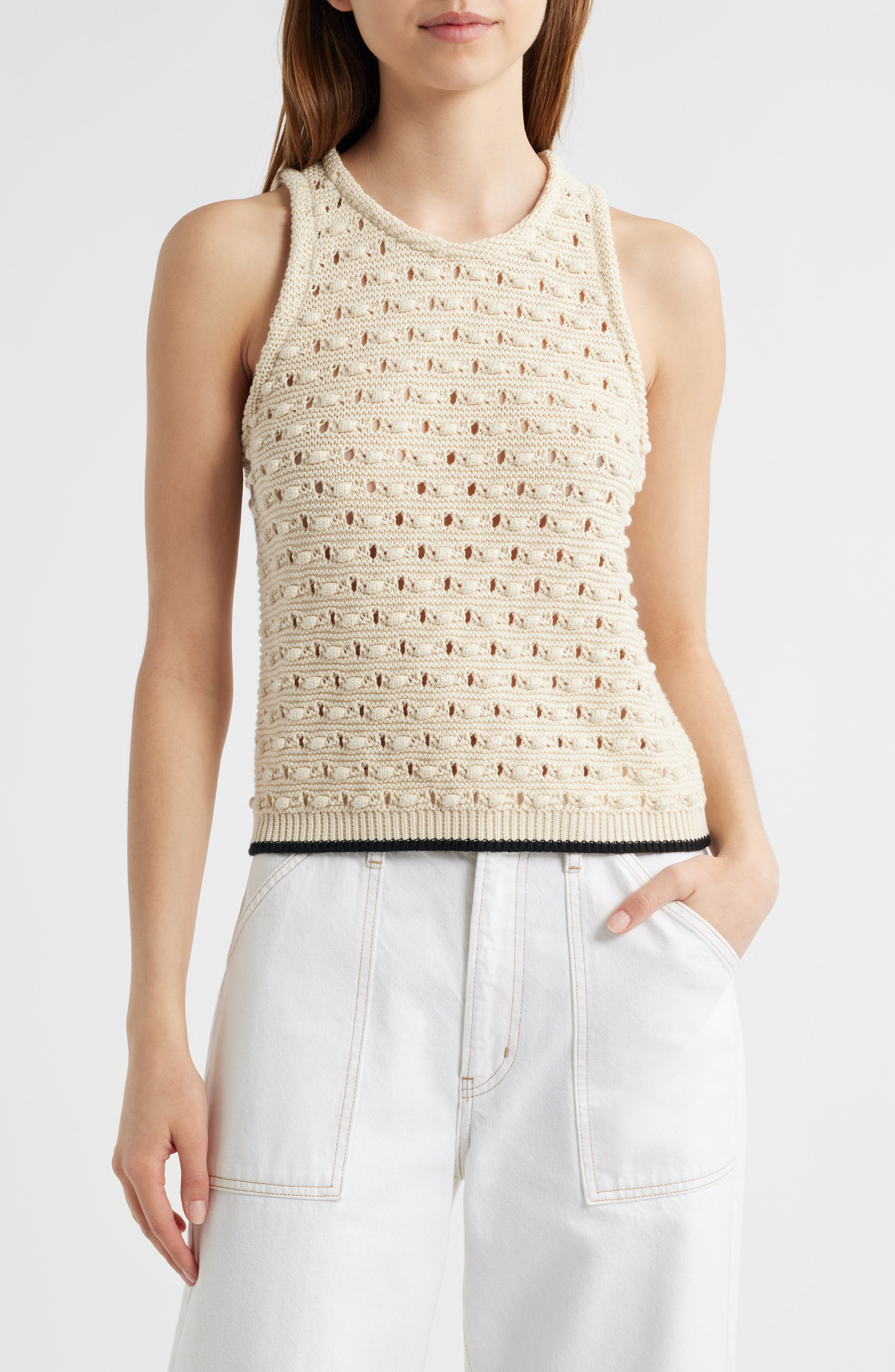 The Bauble Open Knit Cotton Sweater - image 1