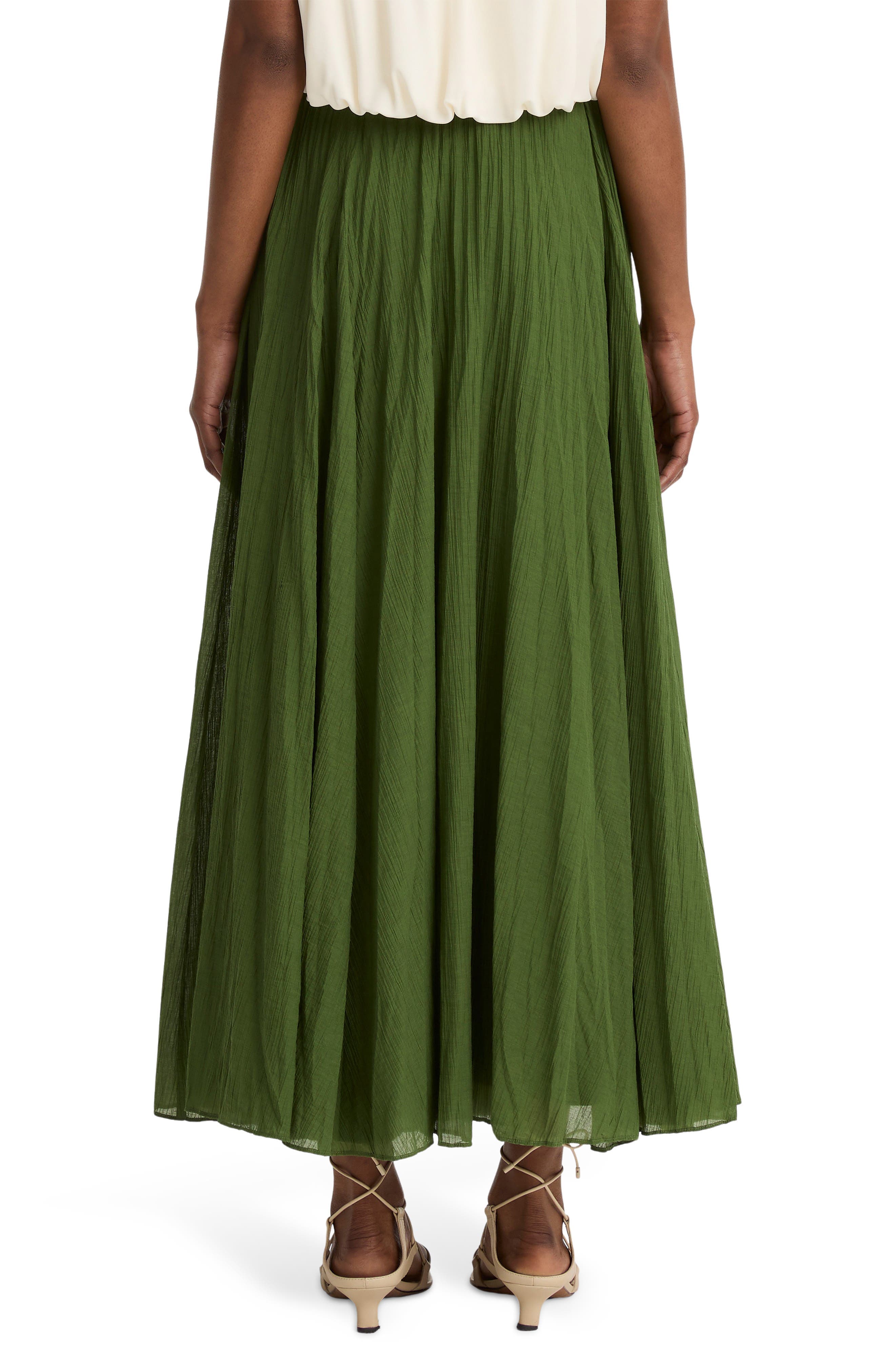 Crinkled Maxi Skirt - image 5
