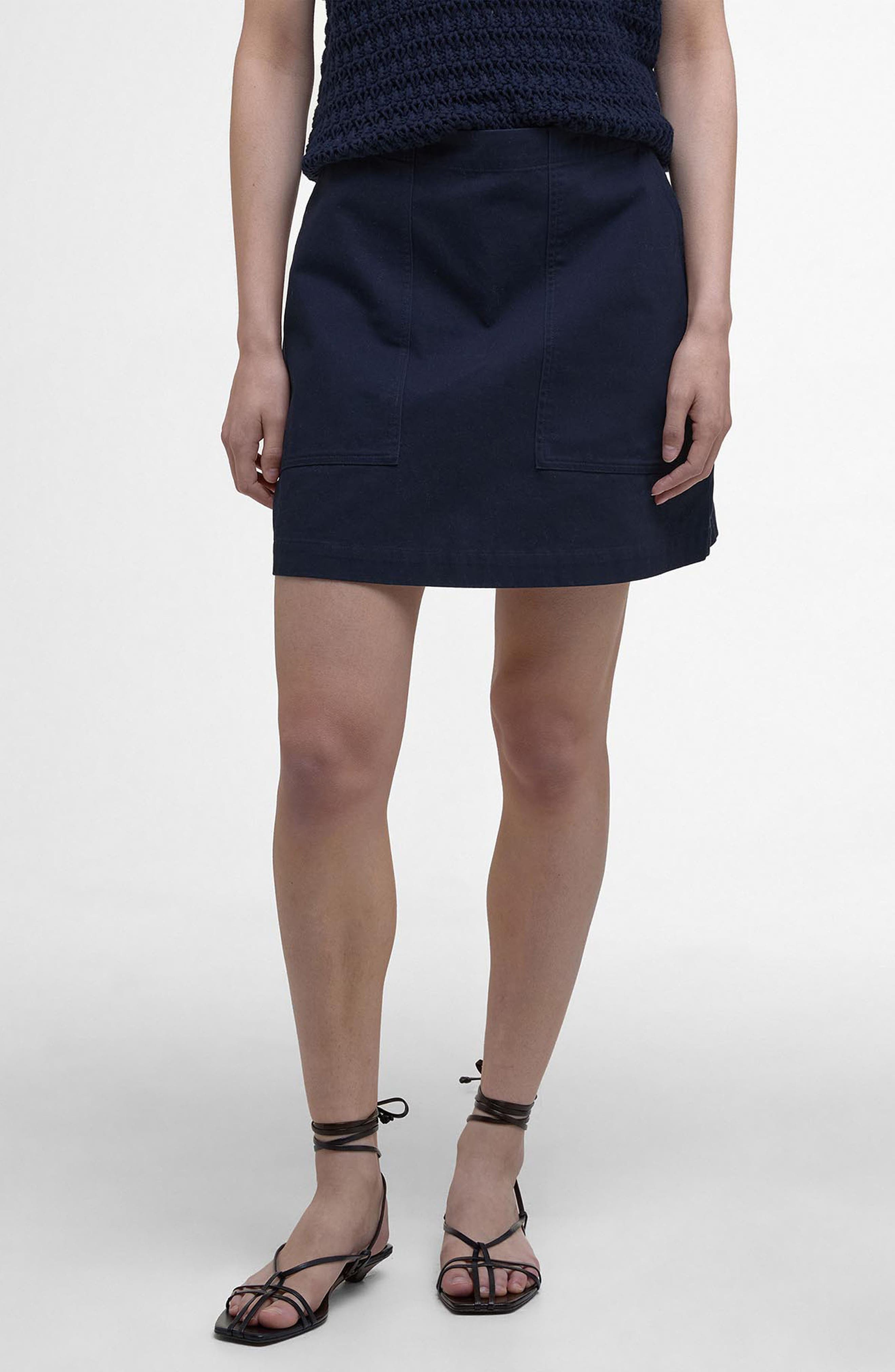 Cary Cotton Twill Miniskirt - image 1