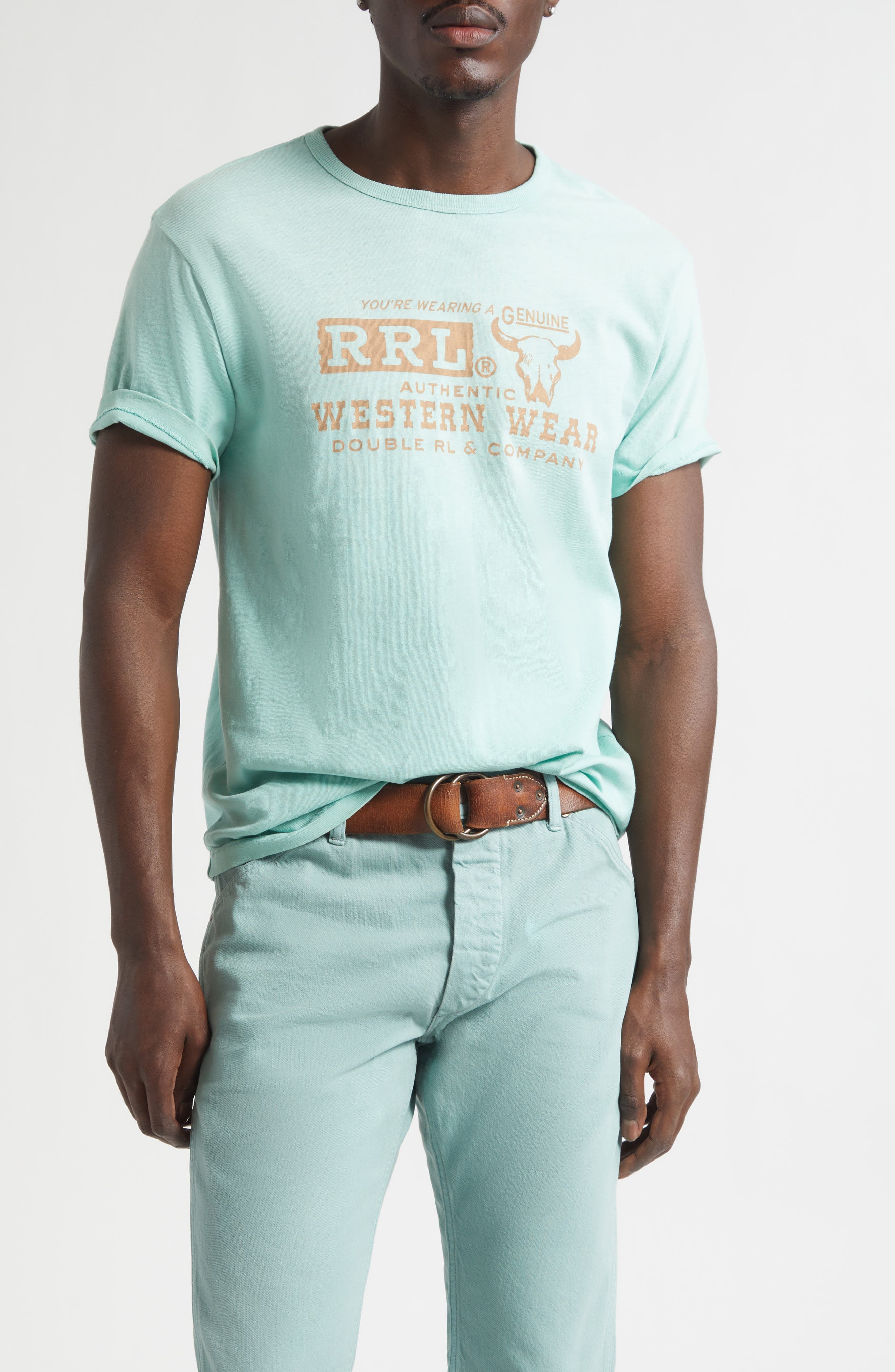 Western Cotton & Hemp Graphic T-Shirt - image 1