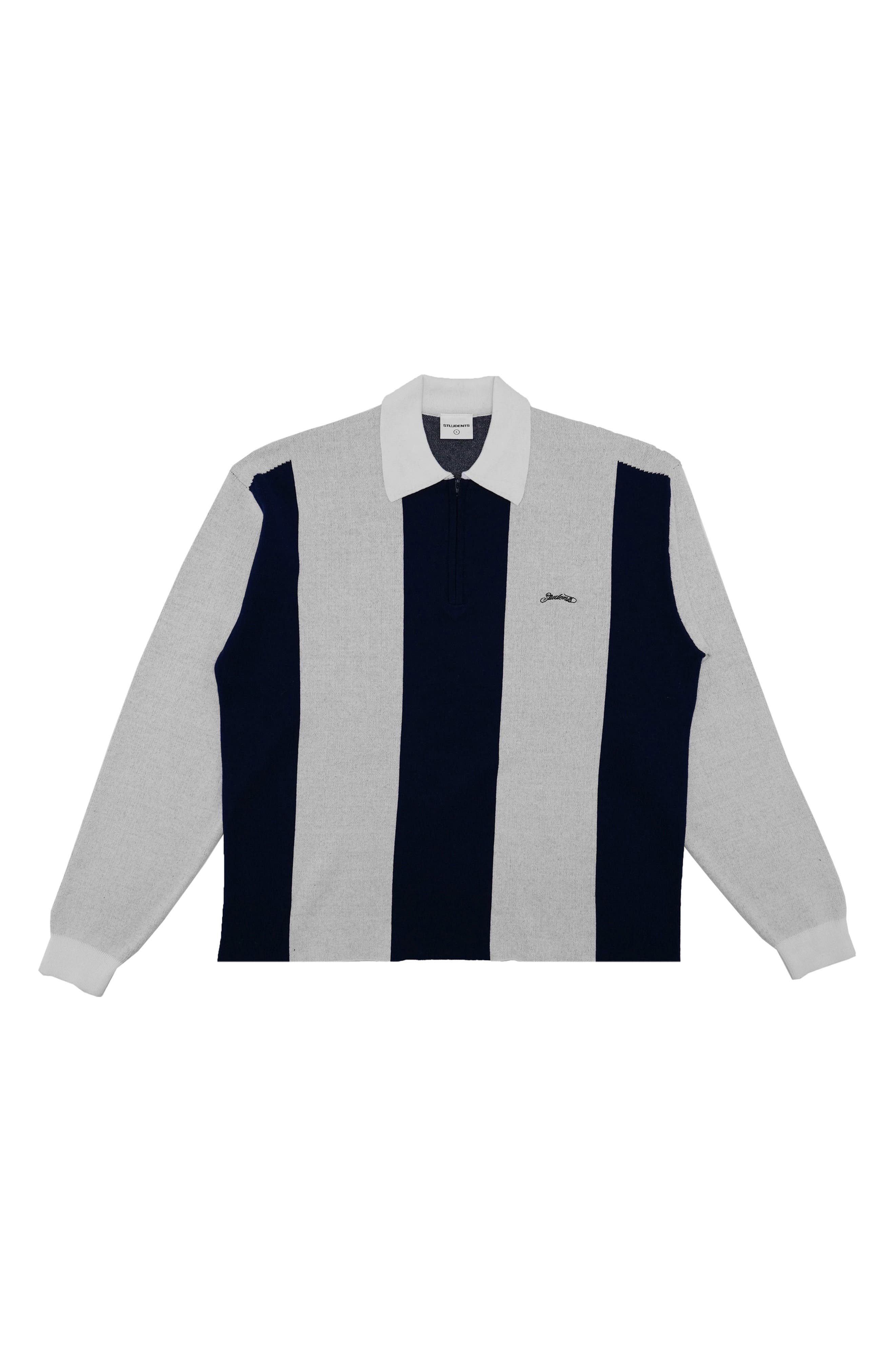 Gibson Stripe Quarter Zip Long Sleeve Polo - image 1