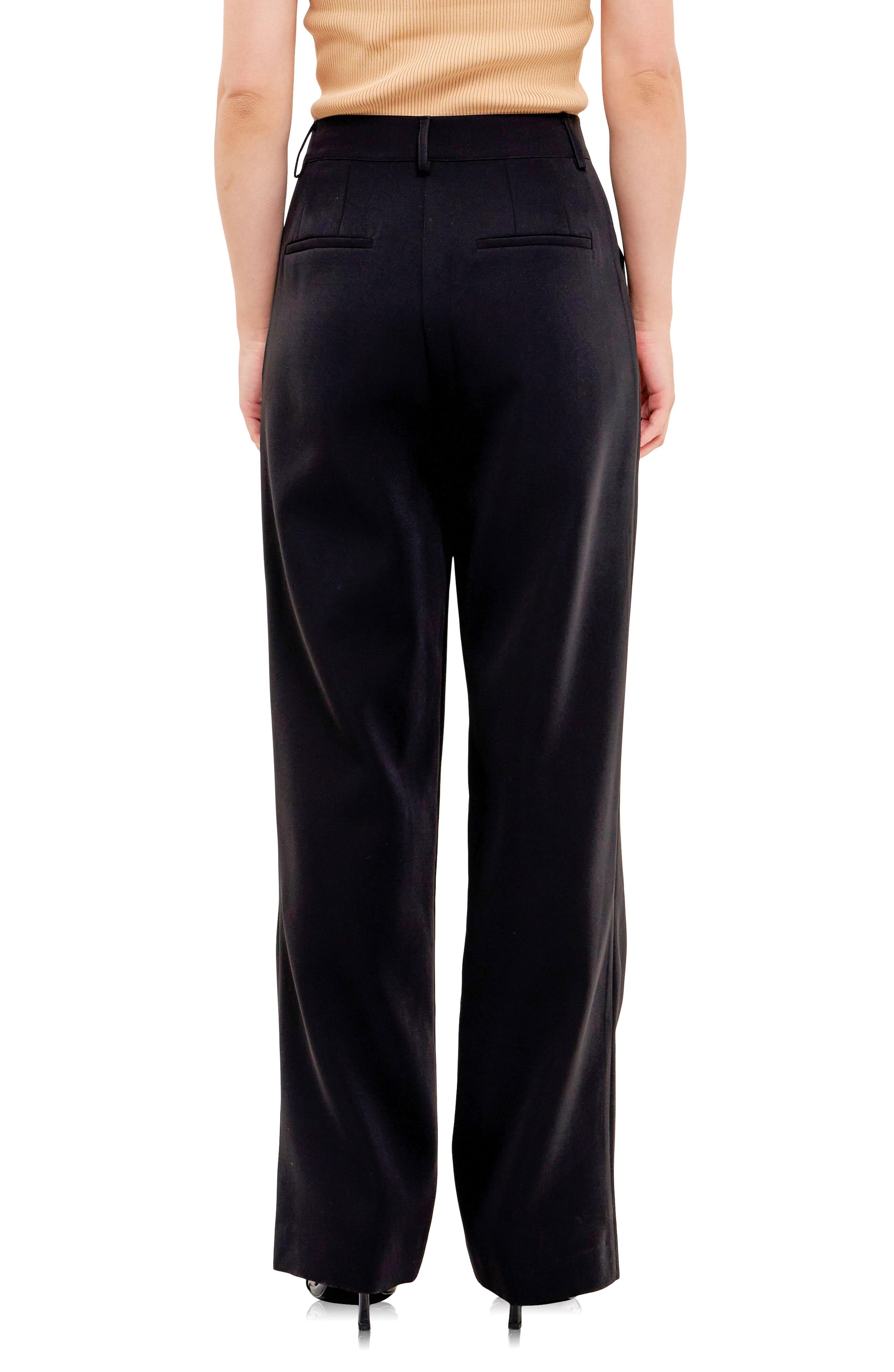 Classic Pleated Suit Trousers - image 2