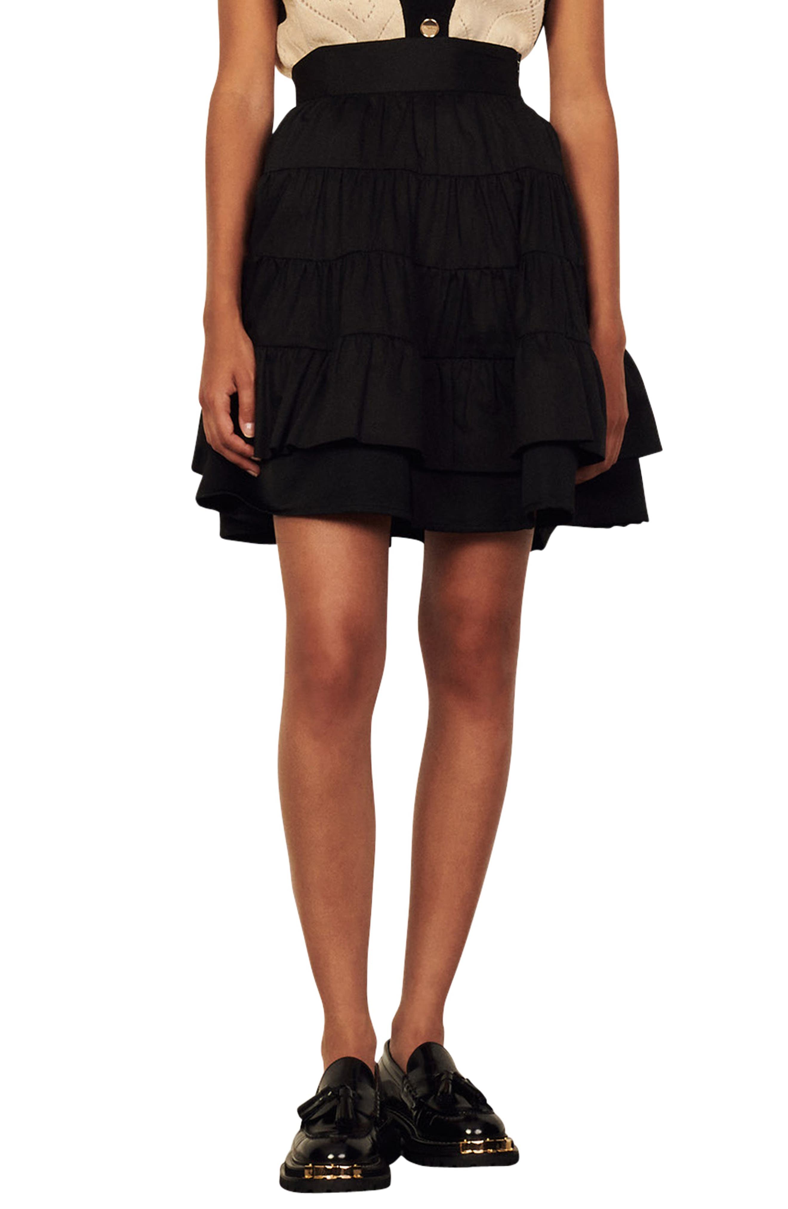 Tiered Cotton Skirt - image 1