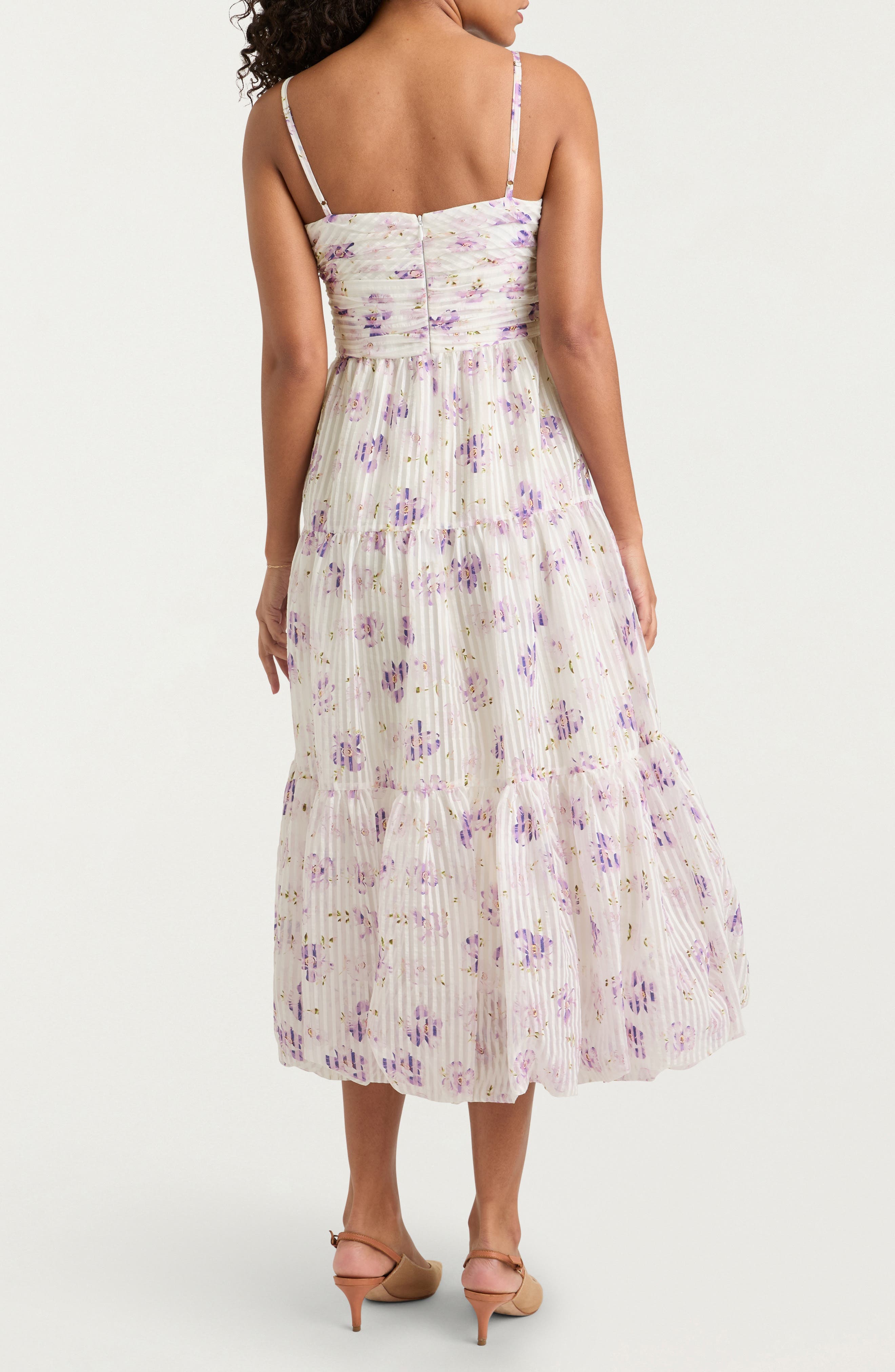 Joie Tossed Poppies Stretch Cotton Dress - image 2