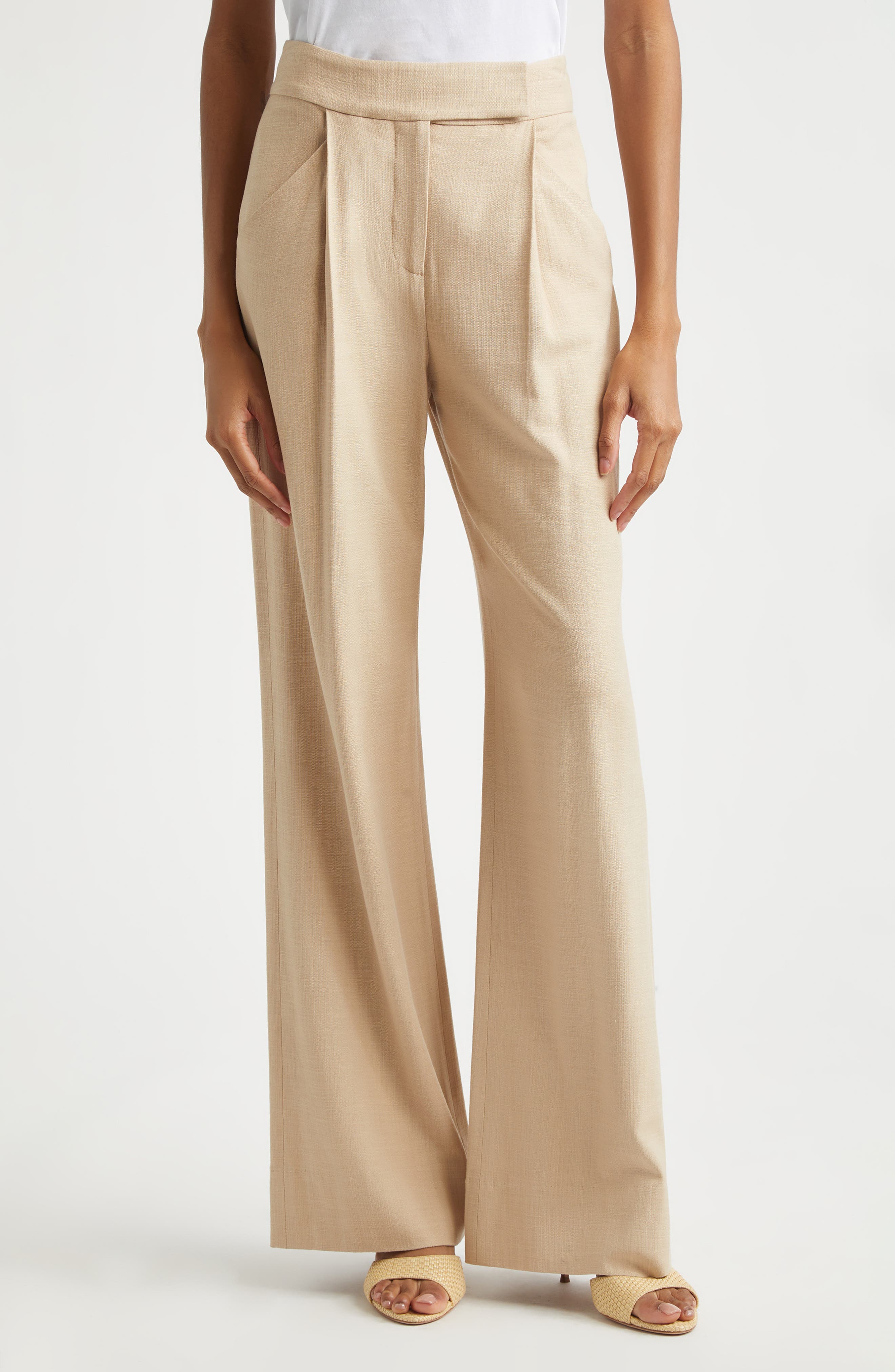 Marbeau High Waist Wide Leg Pants - image 1