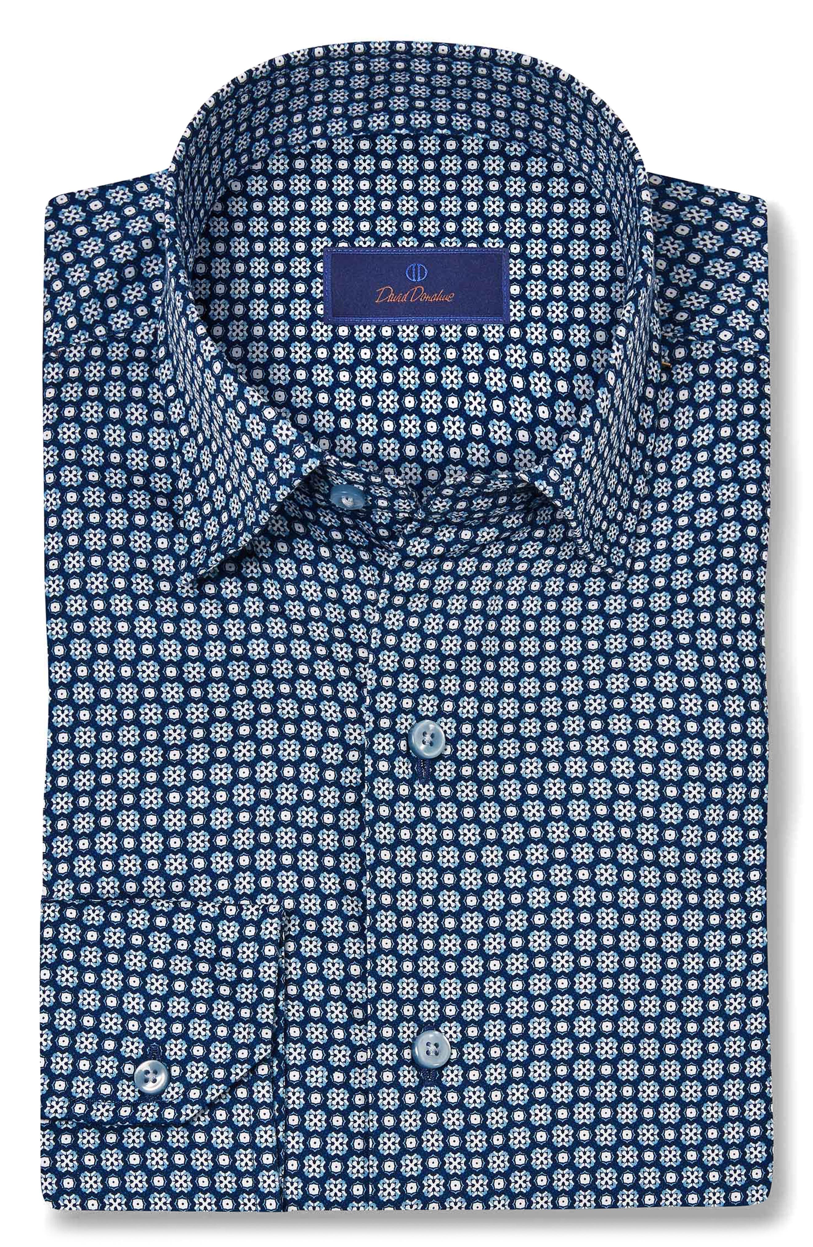 Geometric Print Sport Shirt - image 1