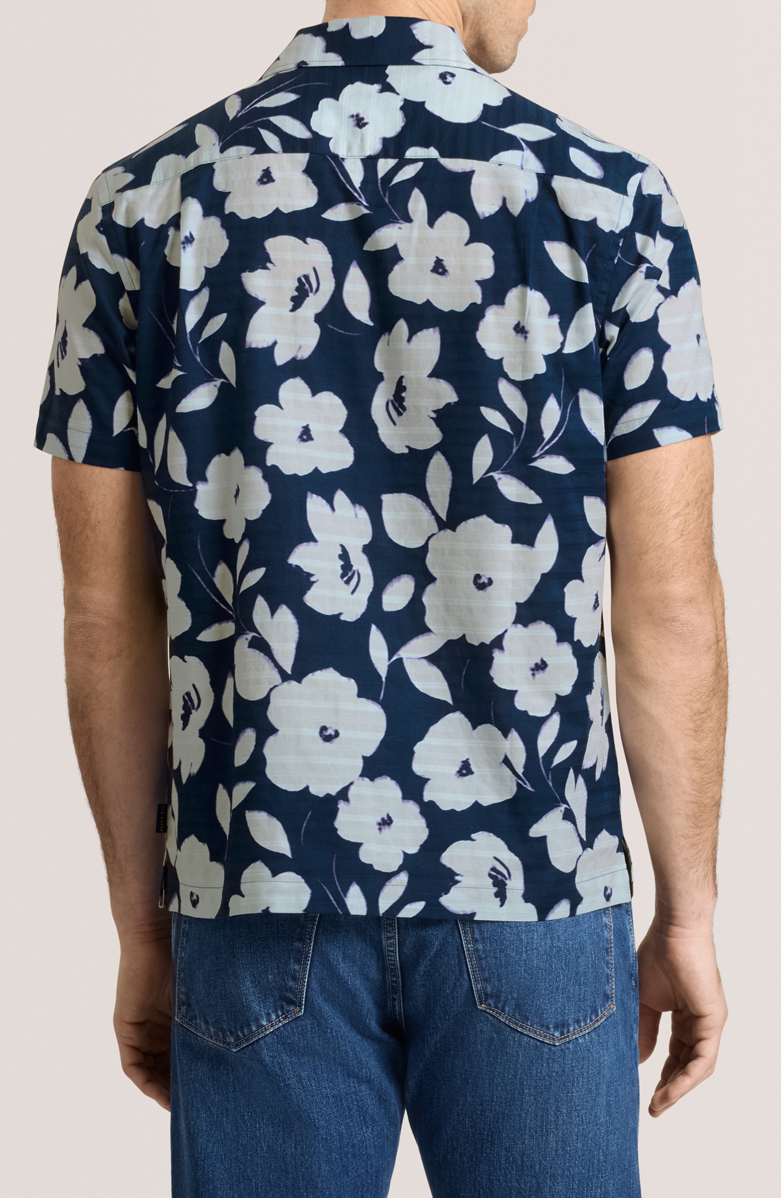 Floral Print Camp Shirt - image 4