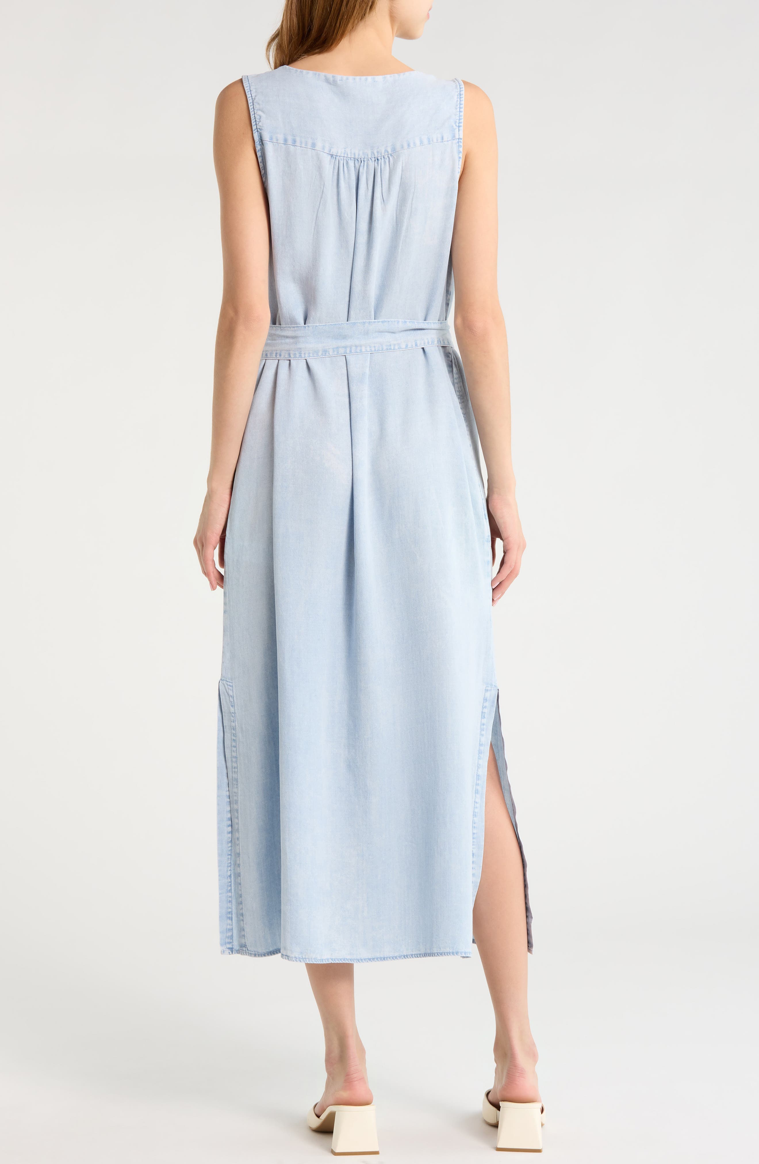 Landon Sleeveless Denim Dress - image 2