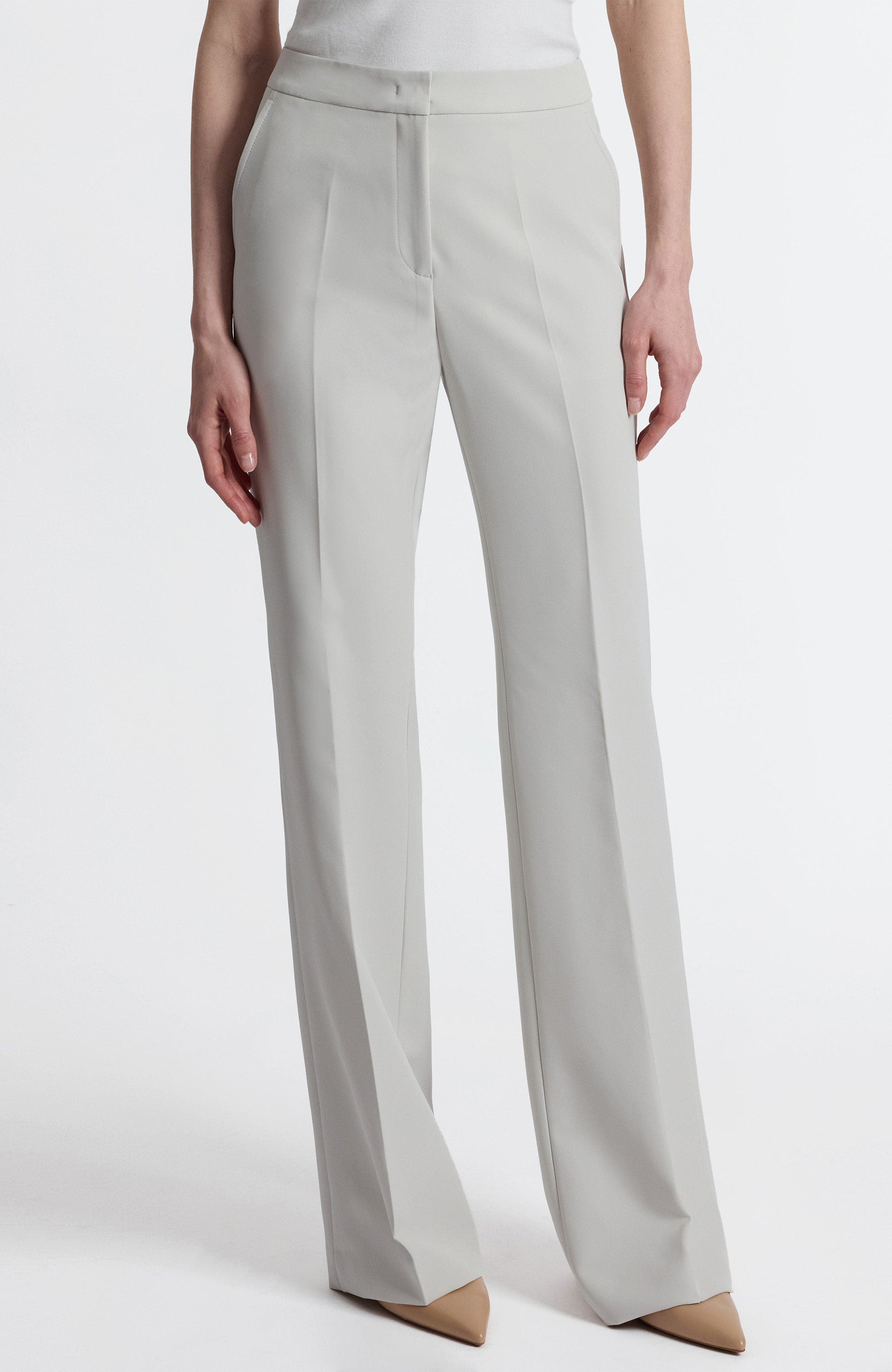 Bethany Flared Pant in Soft Stretch Crepe - image 1