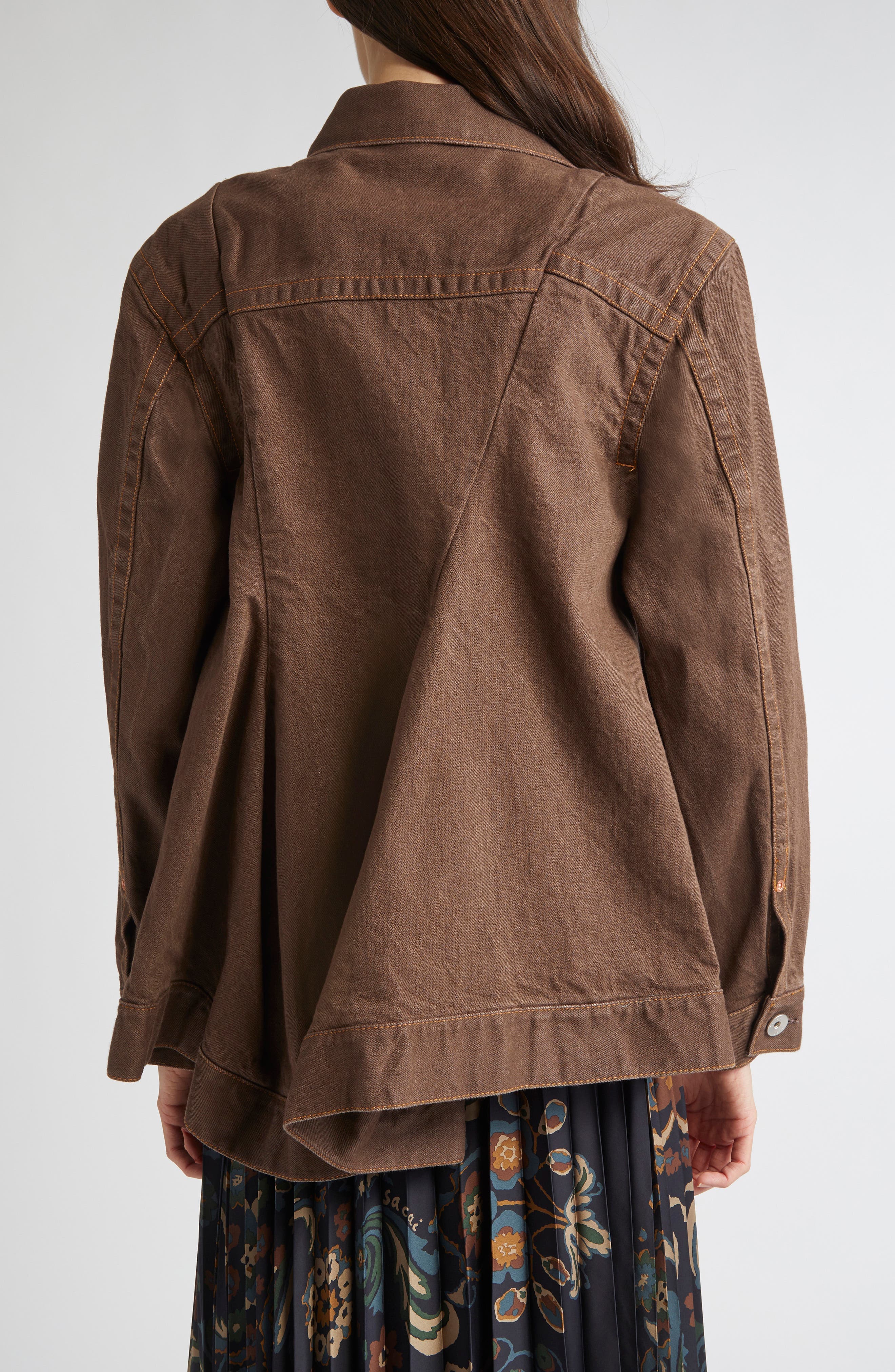 Asymmetric Denim Jacket - image 2
