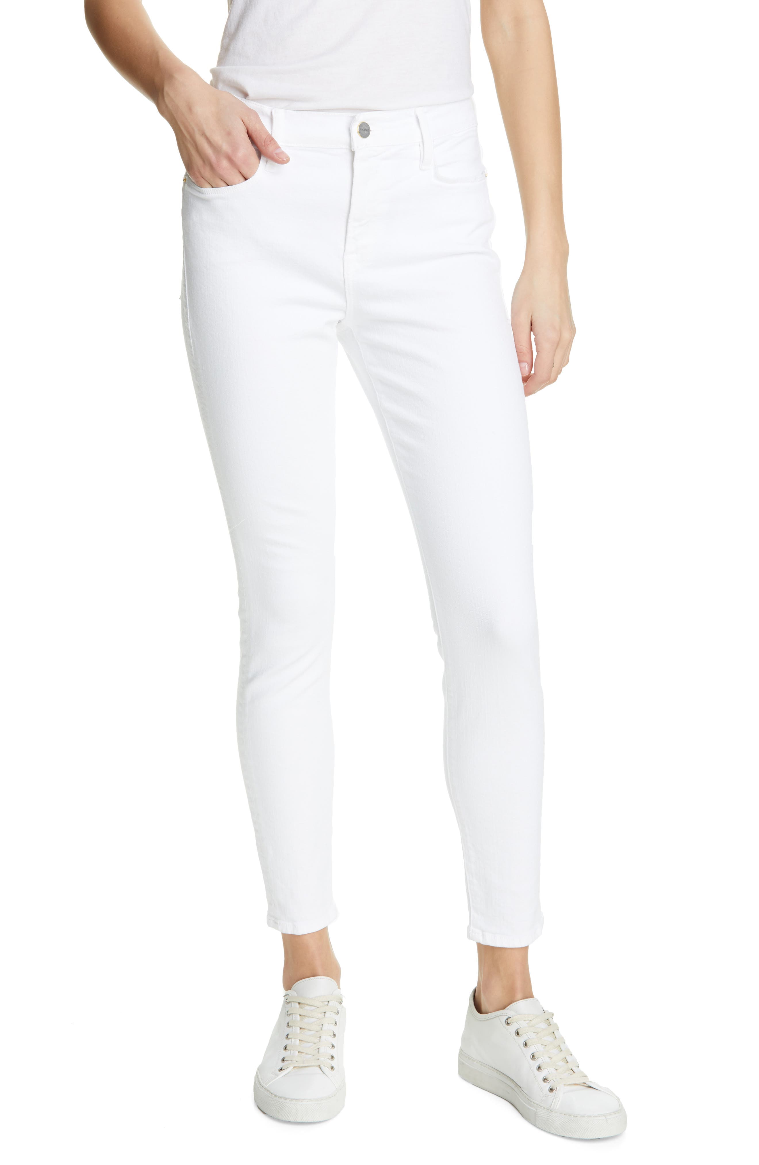 High Waist Ankle Skinny Jeans - image 1