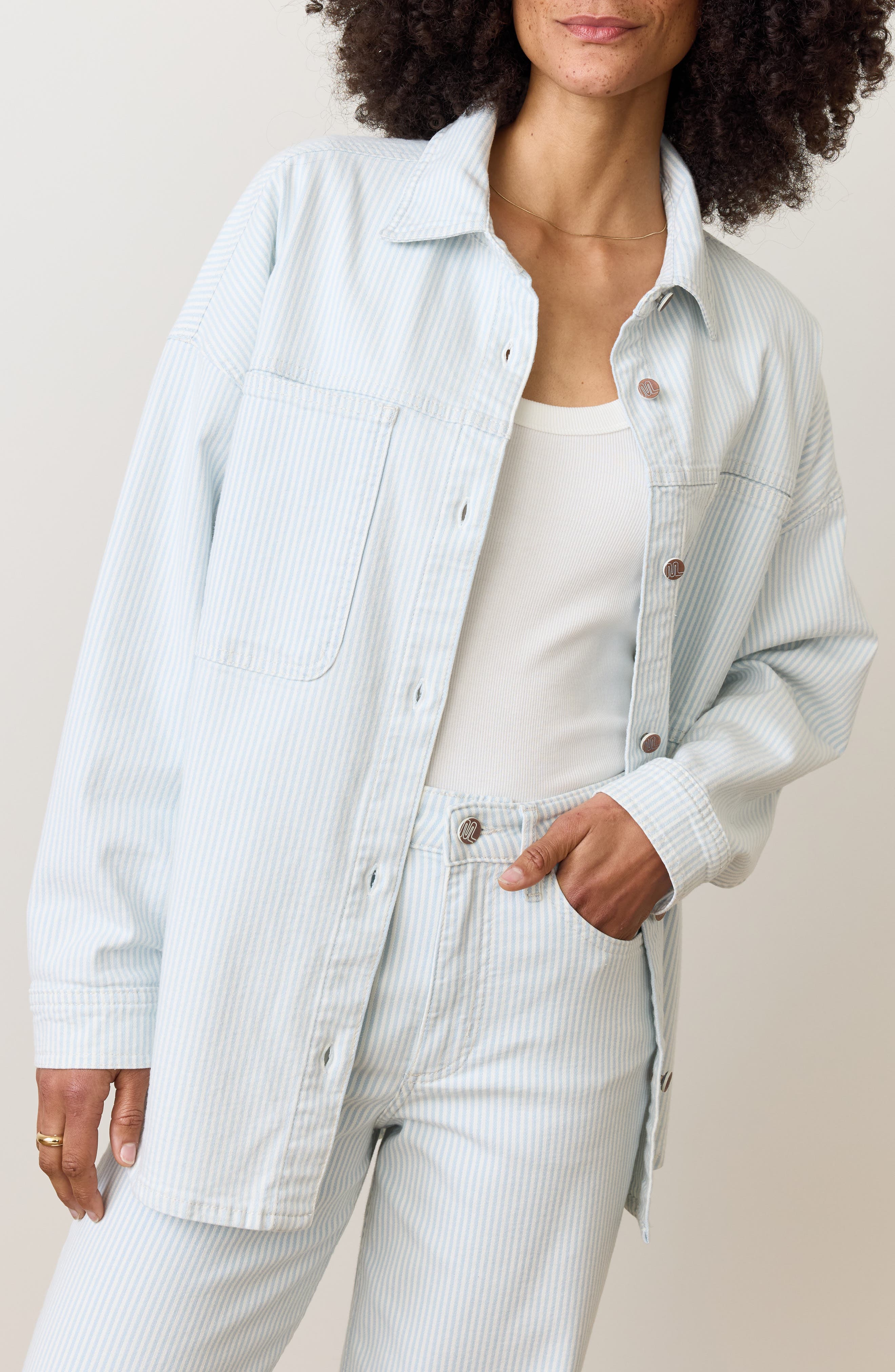 Molly Oversize Shirt Jacket - image 1