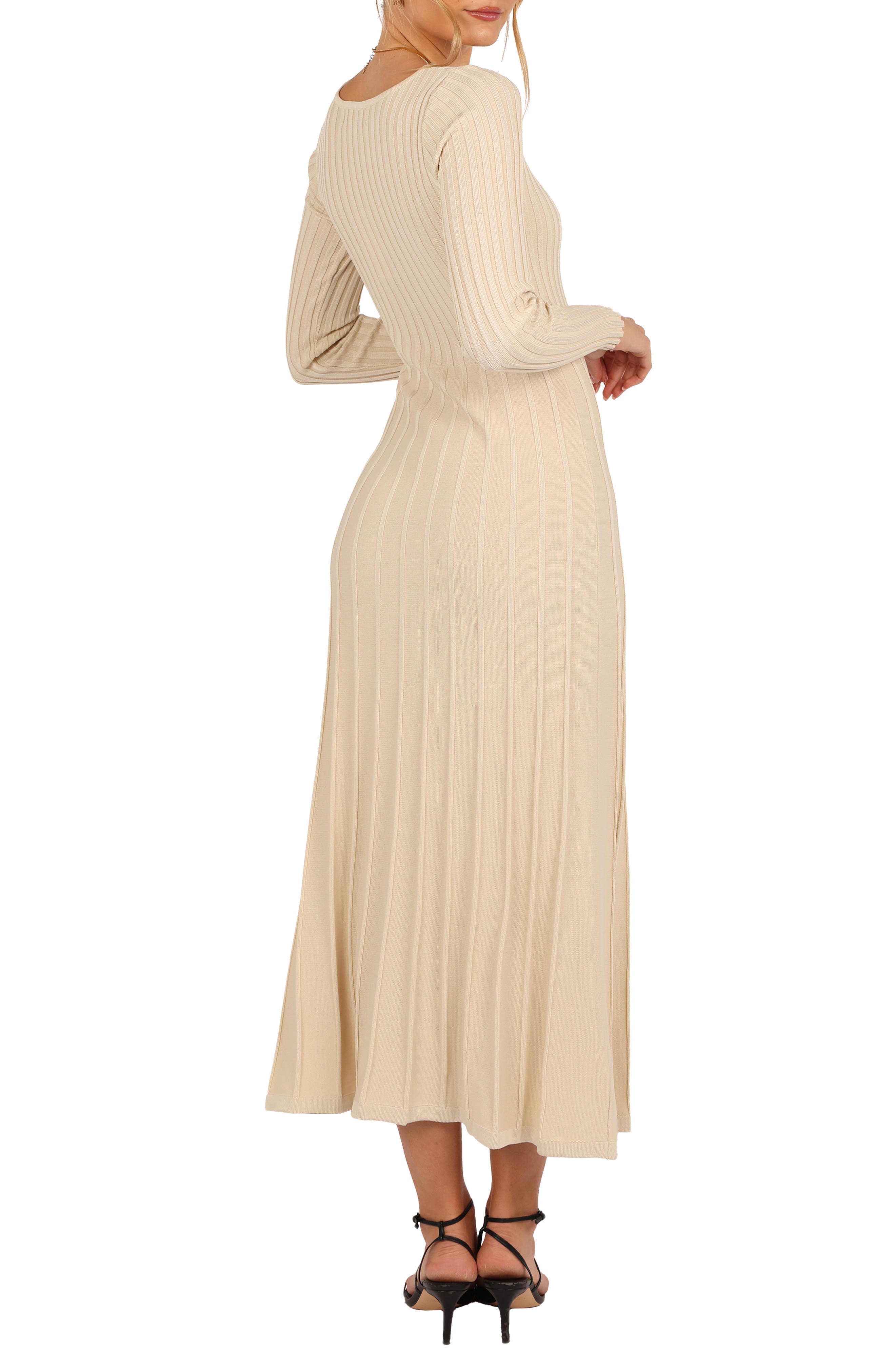 Alison Long Sleeve Rib Maxi Dress - image 2