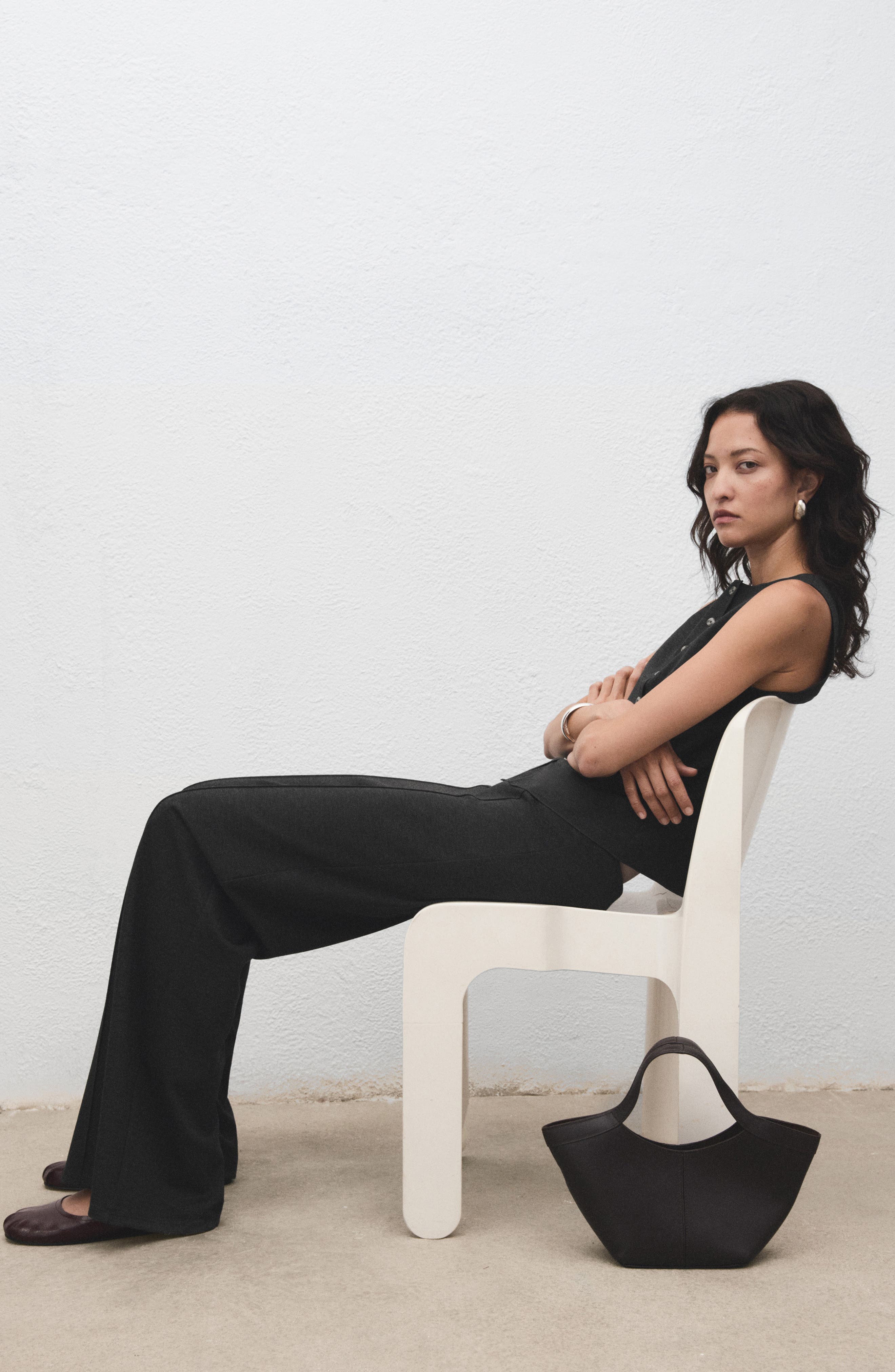 Pull-On Straight Leg Pants - image 2