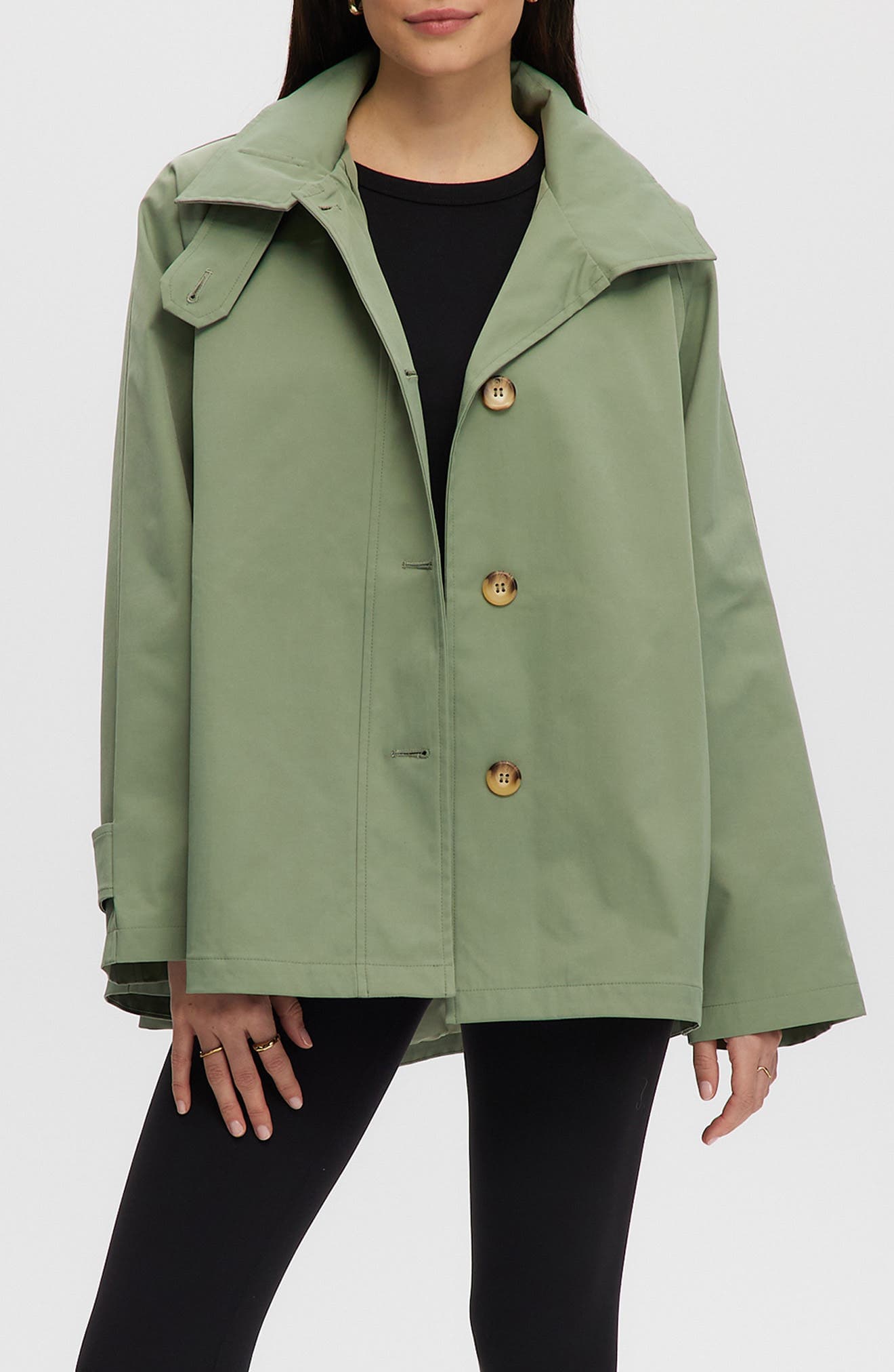 Trench Poncho Jacket - image 3