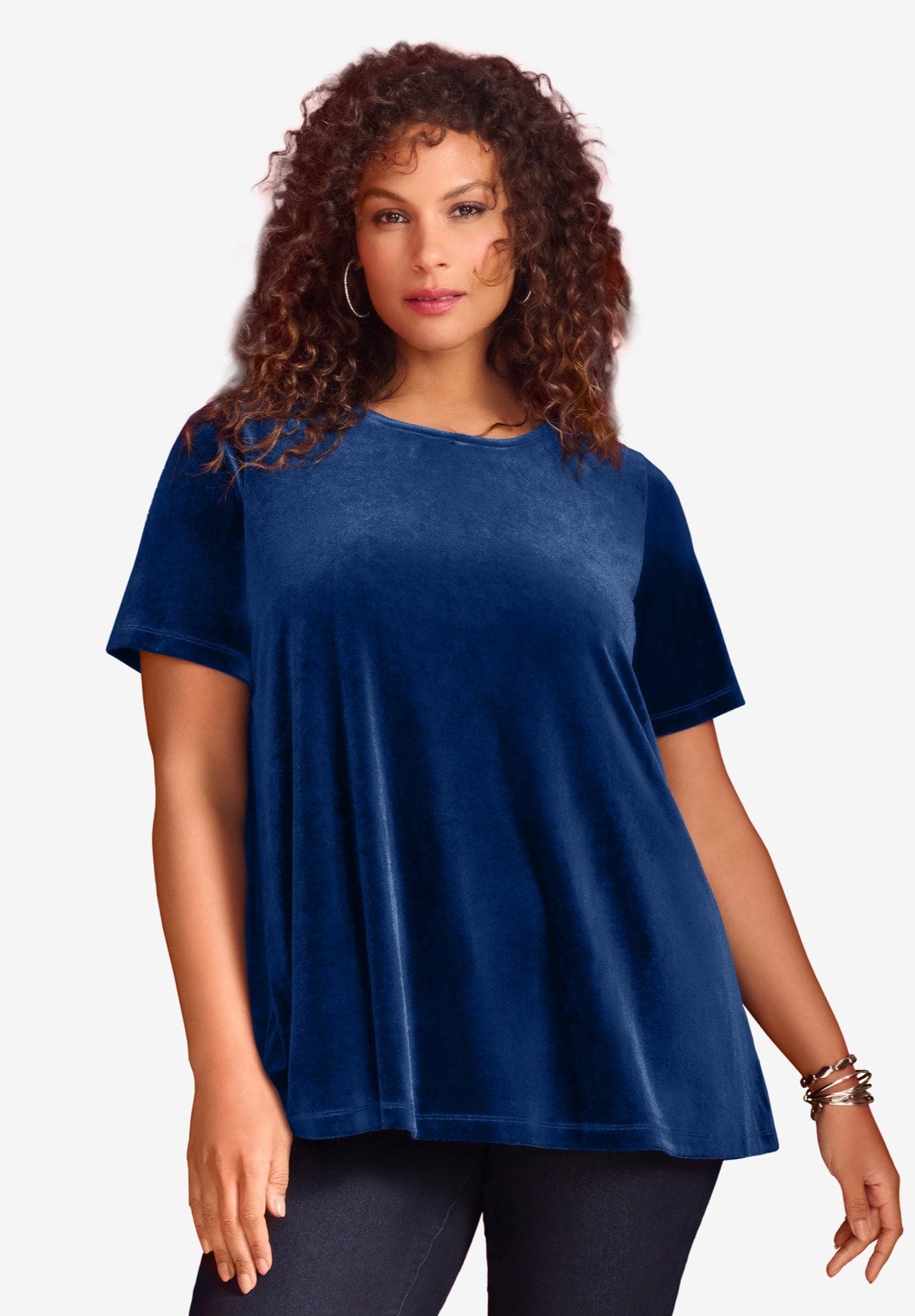 Velour Swing Tee - image 4