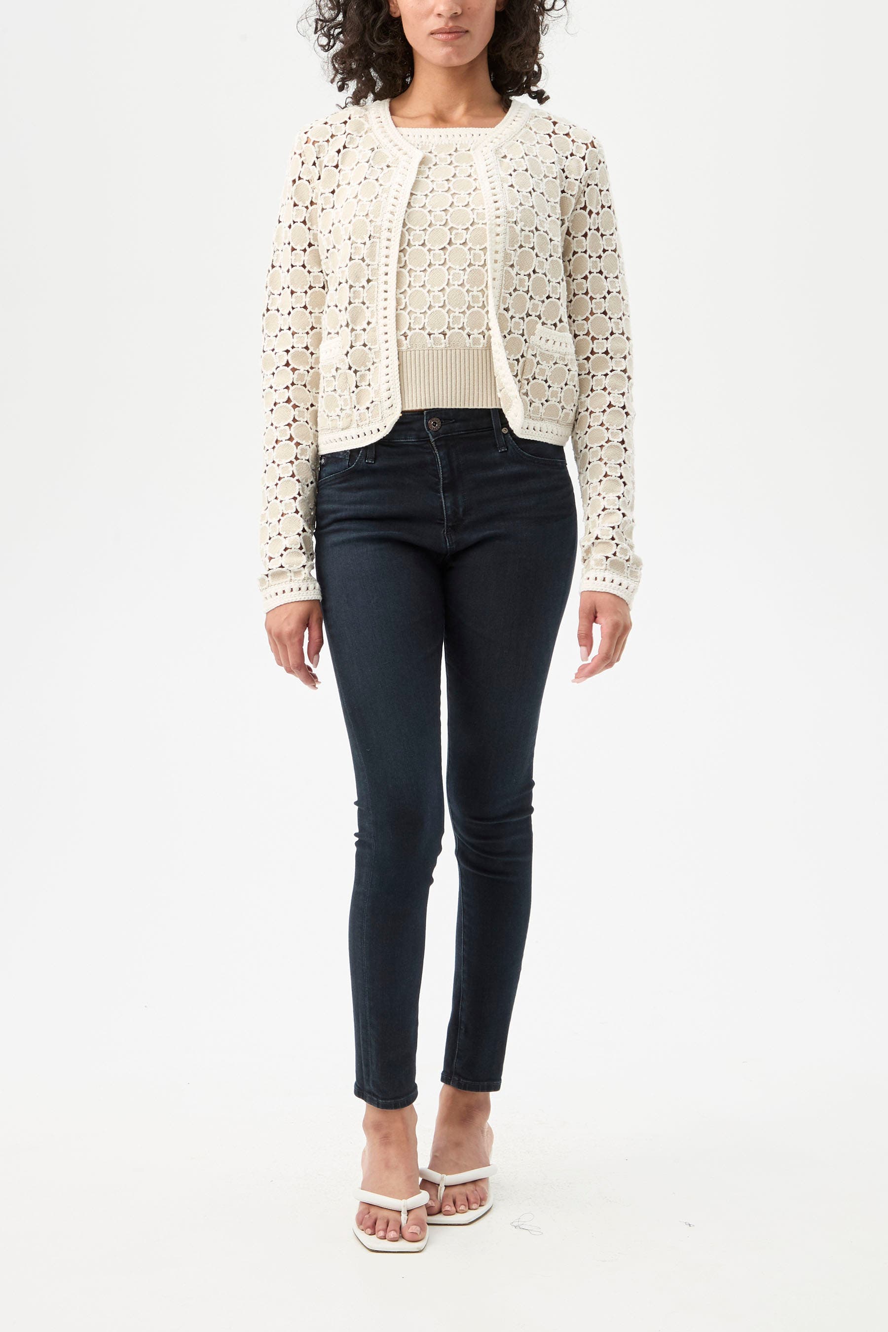 Sinai Geometric Knit Cardigan - image 2