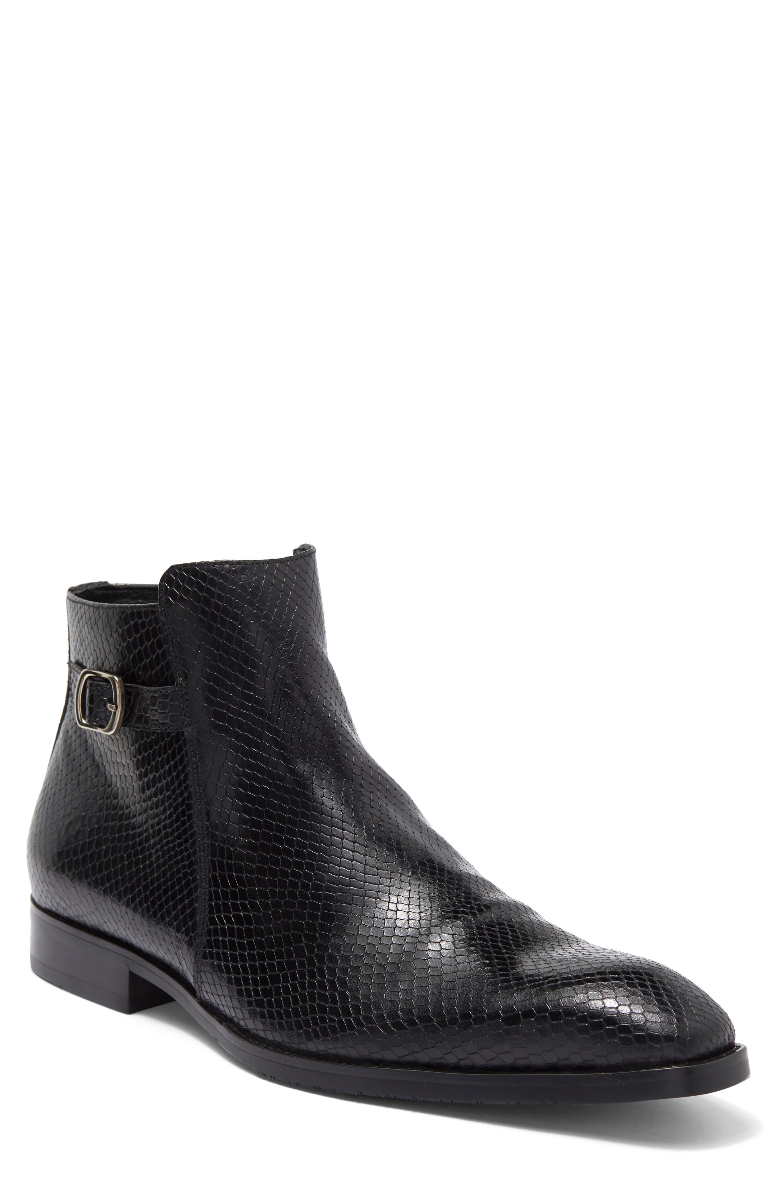 Eastside Snake Embossed Leather Boot - image 1