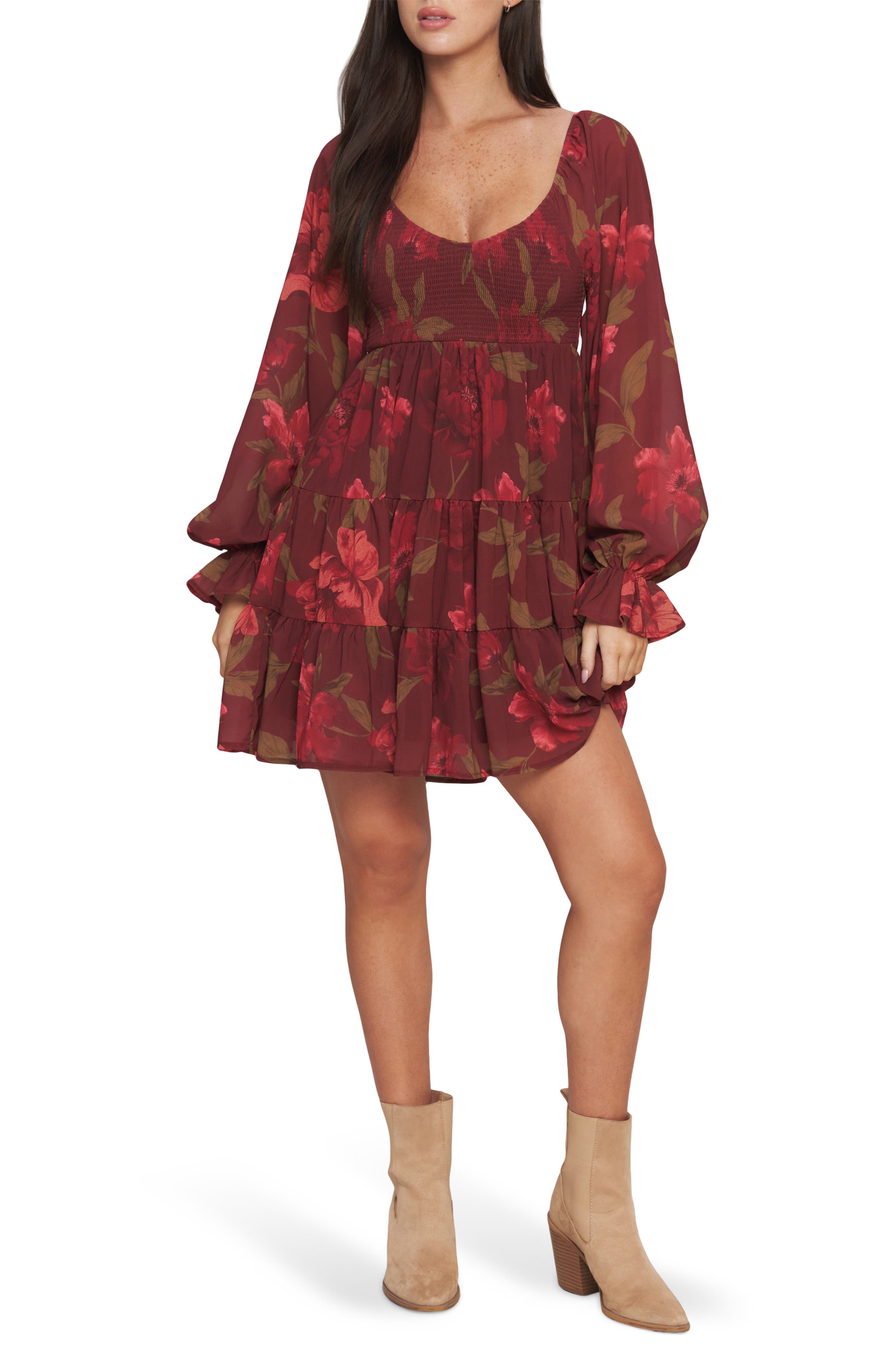 Billowy Sleeve Minidress - image 1