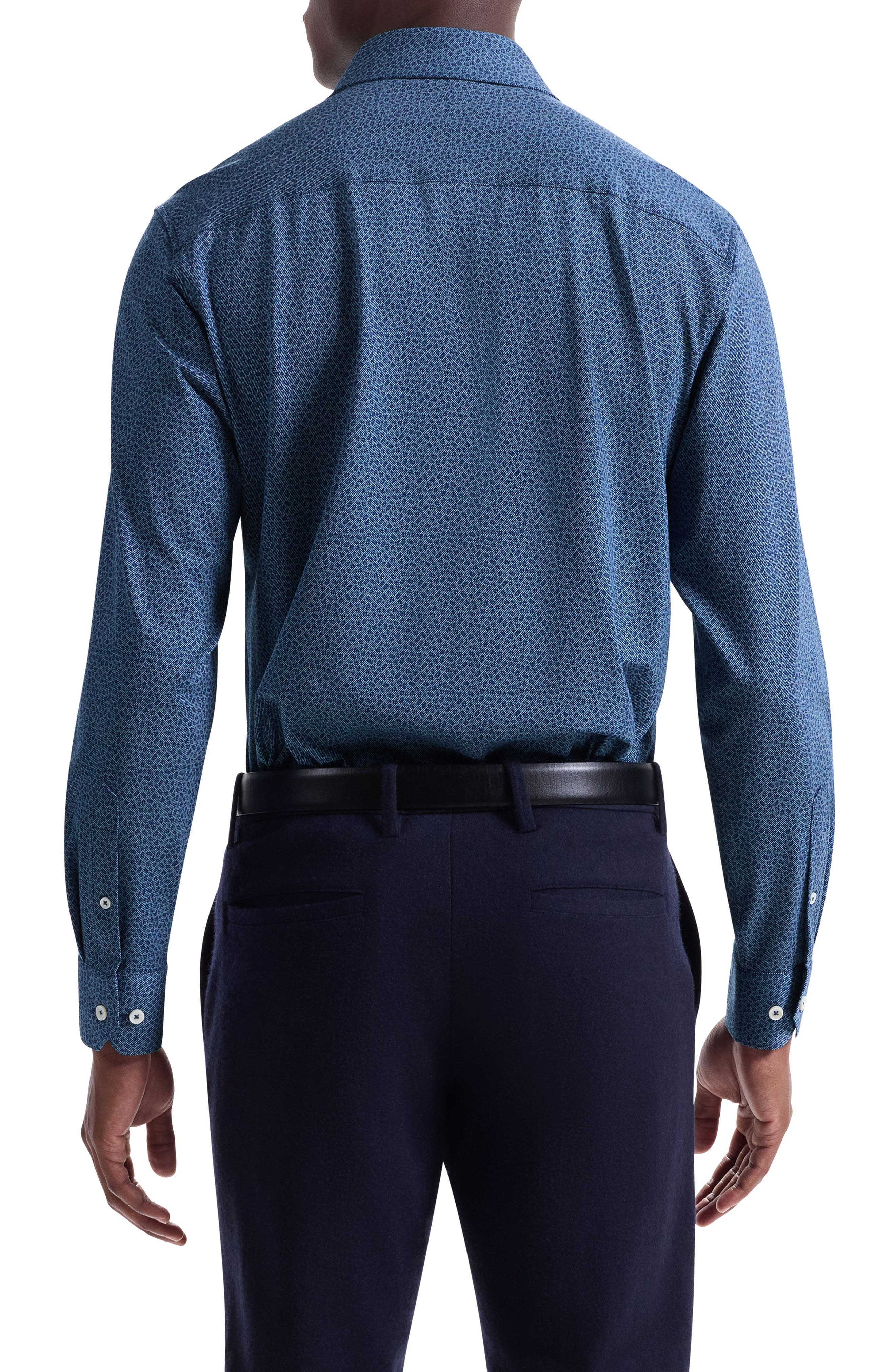 James OoohCotton Leaf Print Twill Button-Up Shirt - image 2