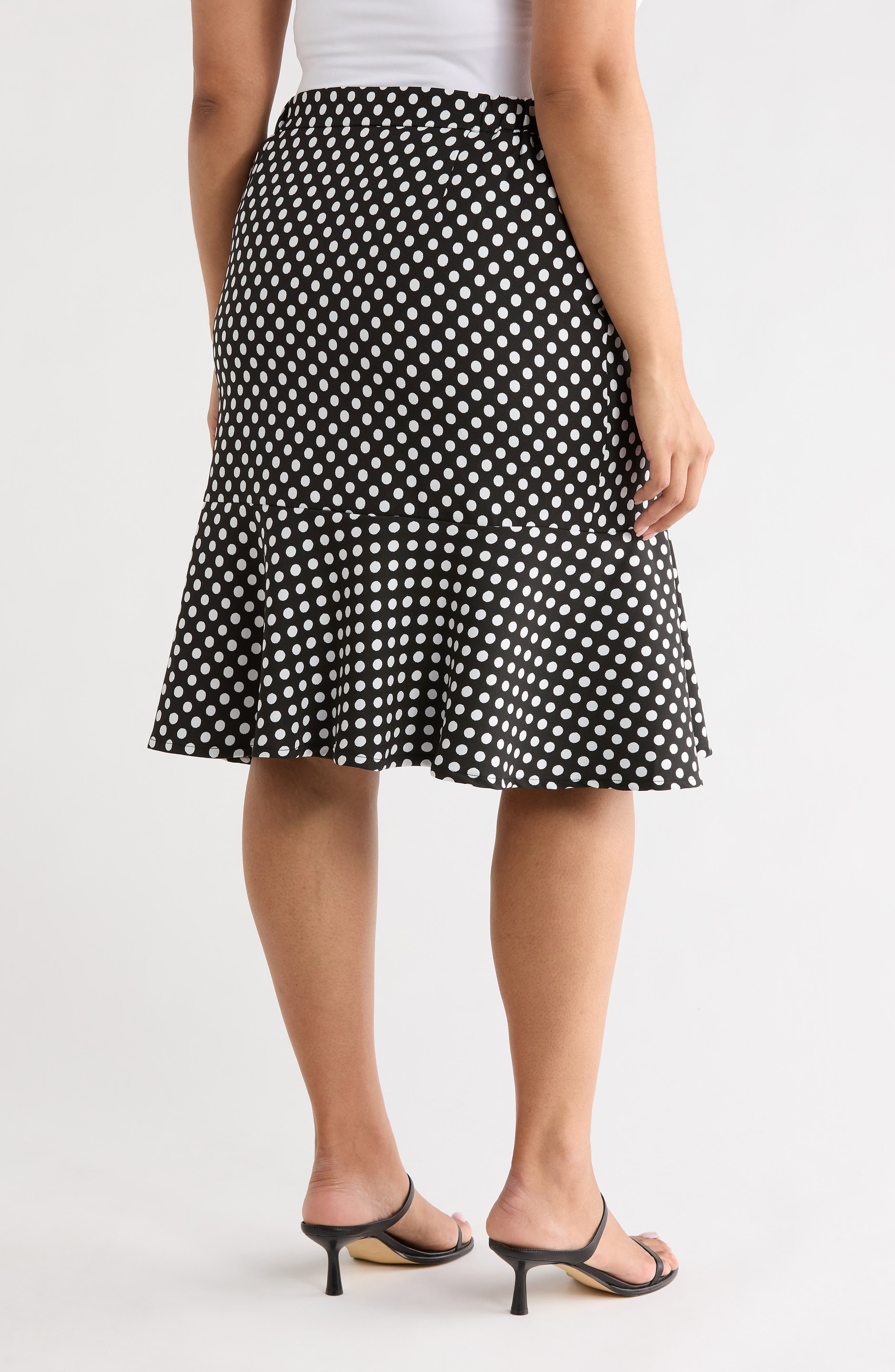 Dot Frill Hem Skirt - image 2