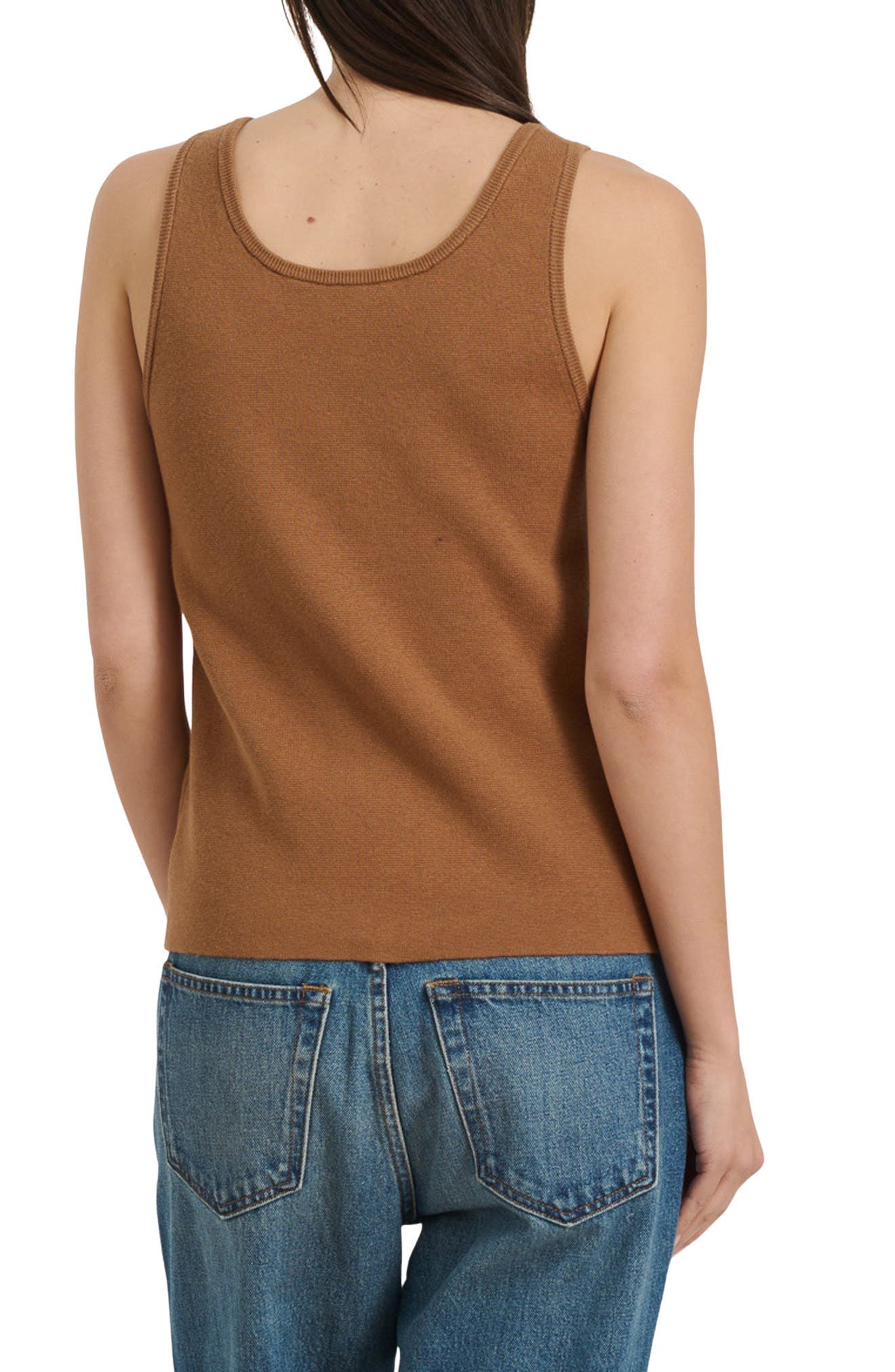Louisa Cotton & Cashmere Vest - image 2