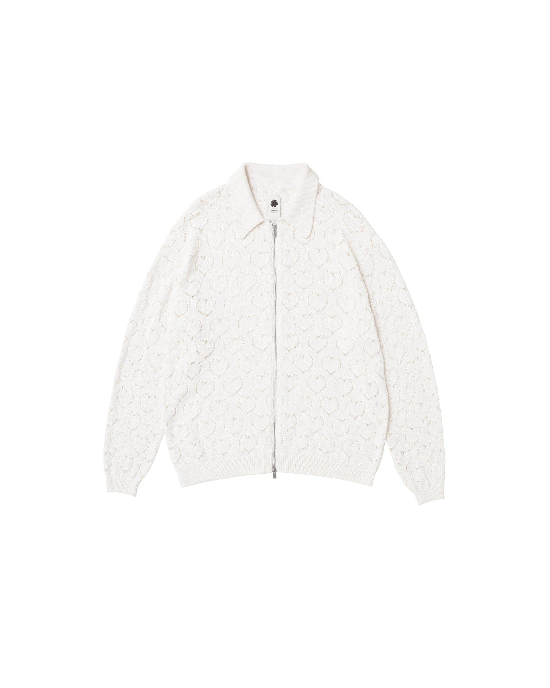 Eyelet Knitted Zip-Up - image 3