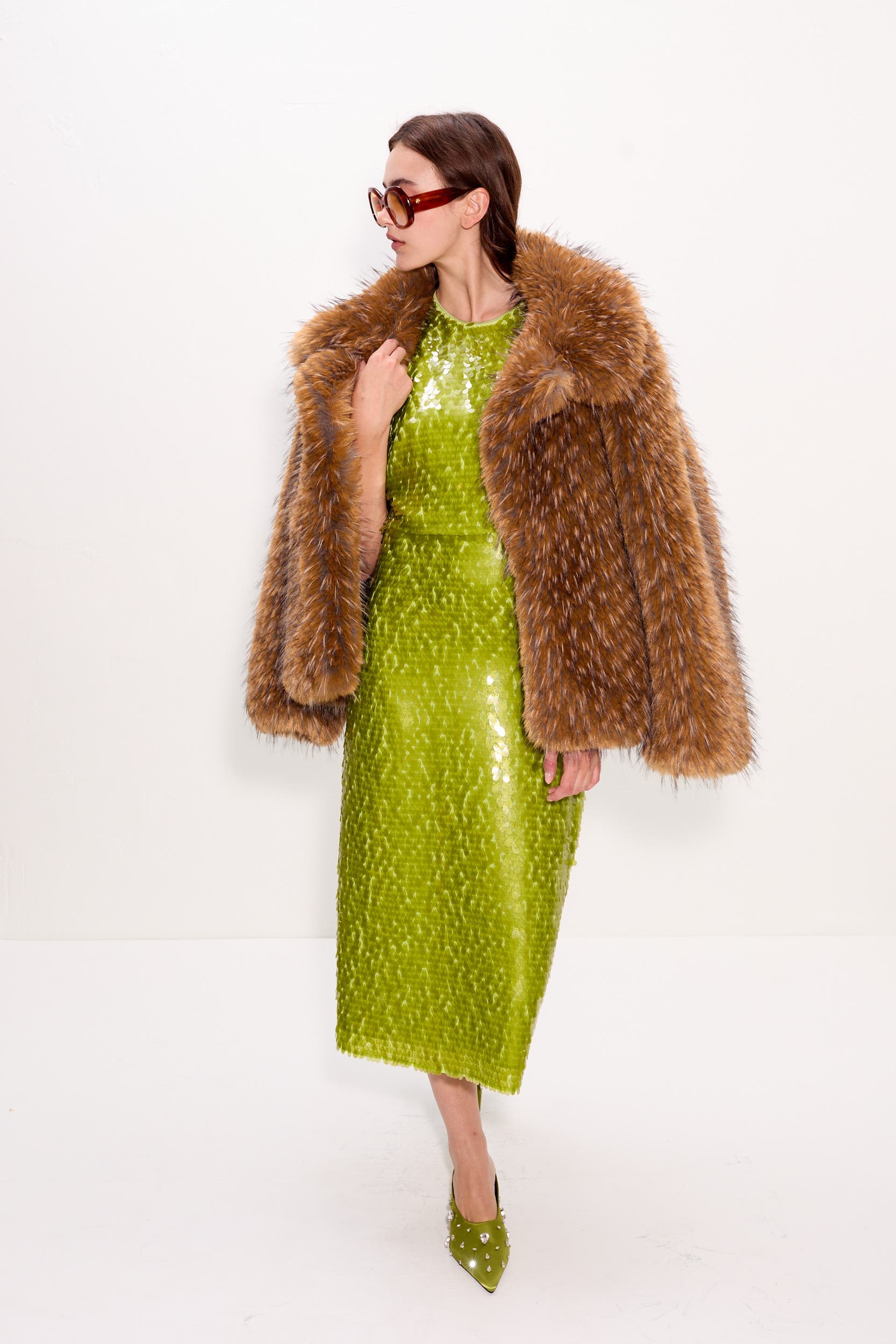 Knox Faux Fur Coat - image 2
