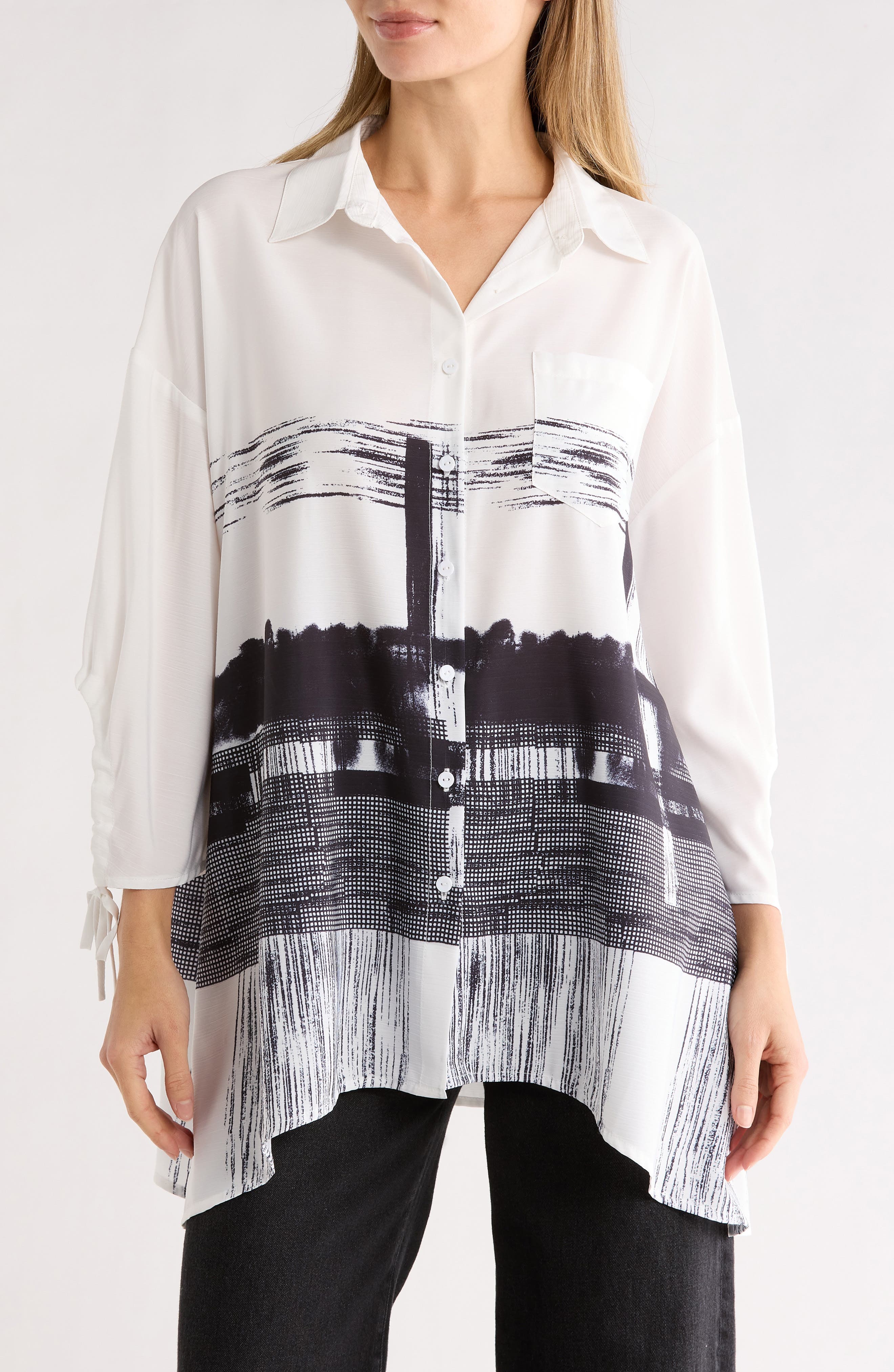 Oversize Button-Up Shirt - image 1