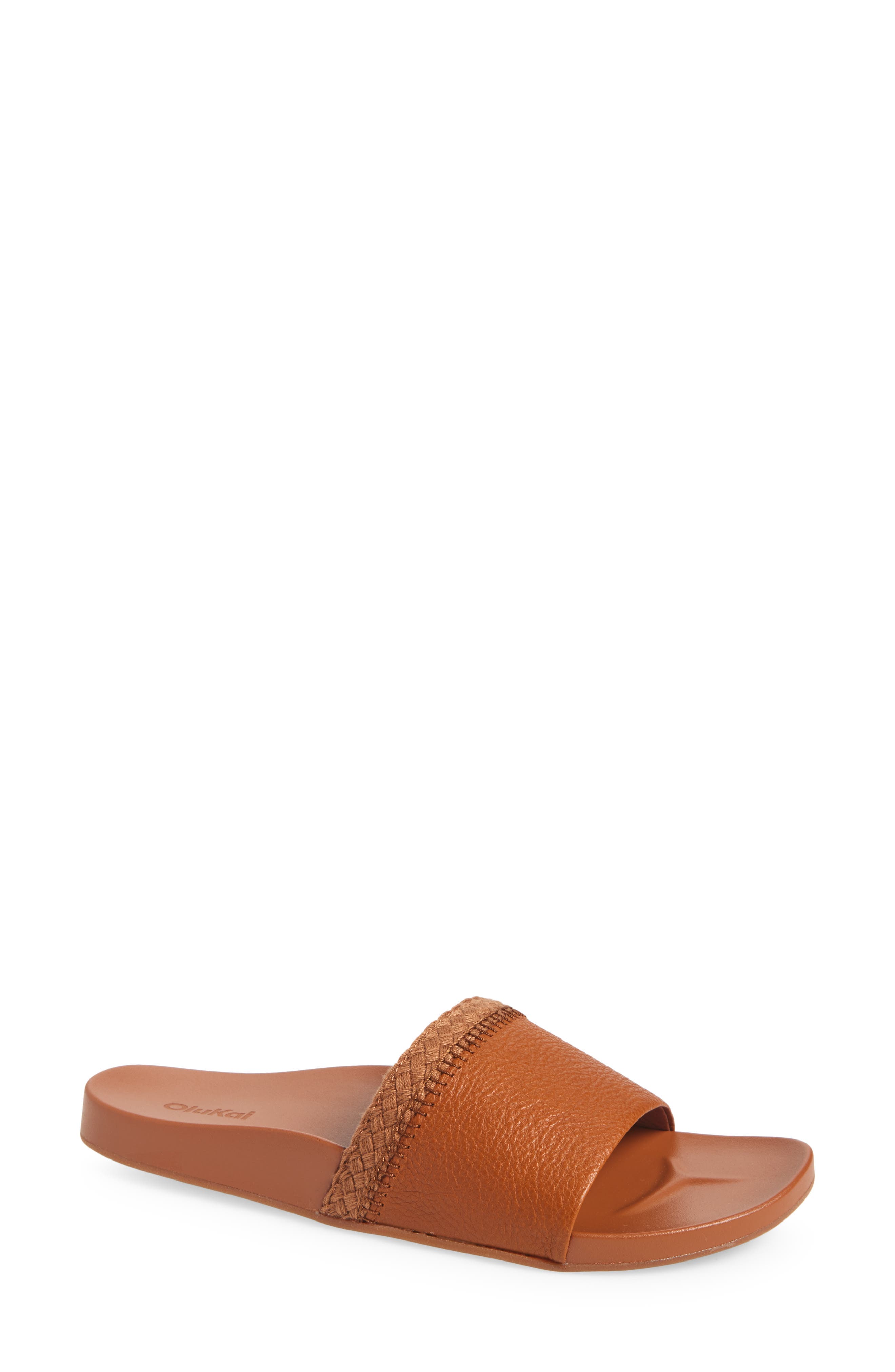 Pkea Leather Slide Sandal - image 3