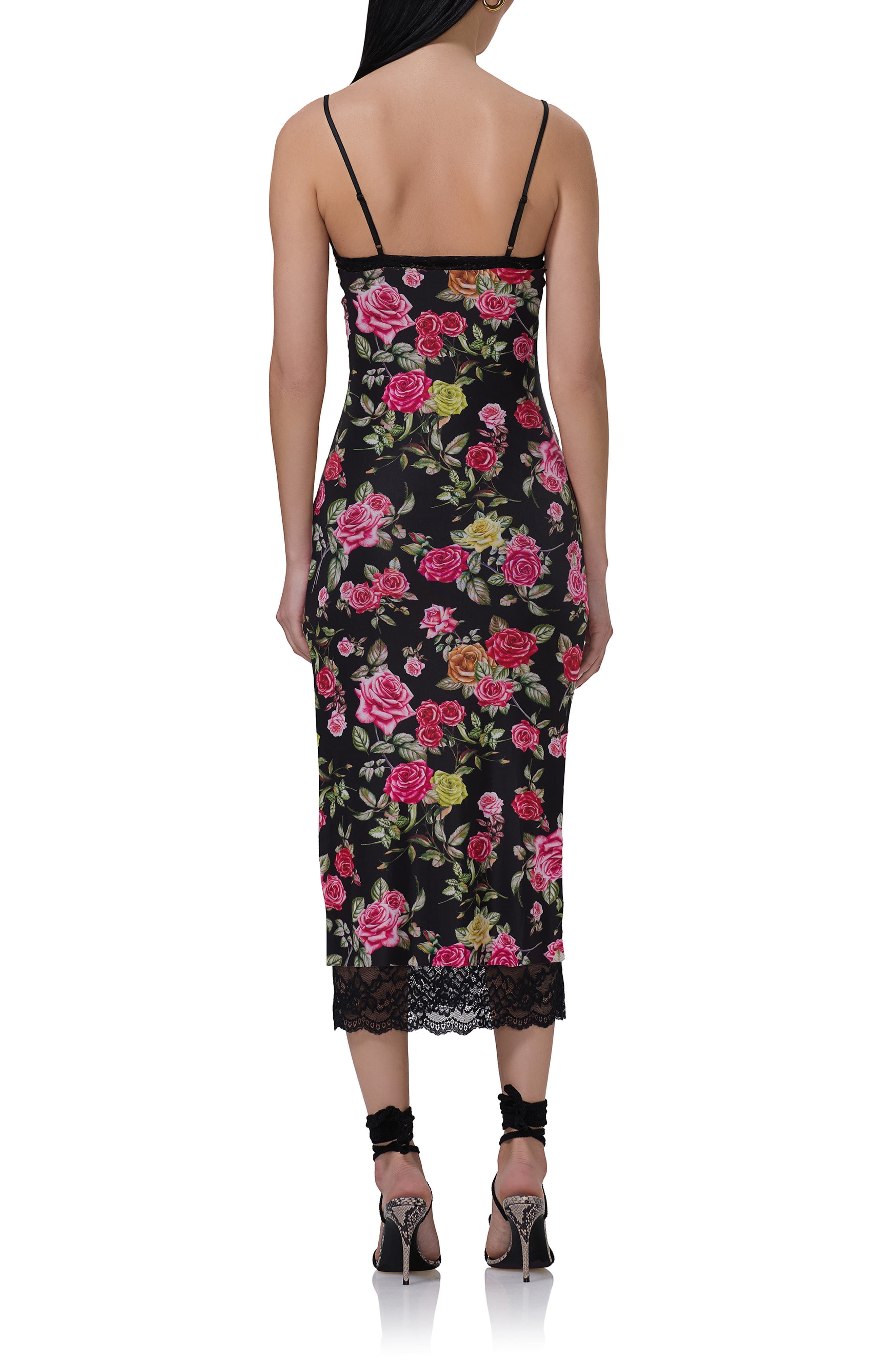 Nissa Lace Trim Midi Slipdress - image 2